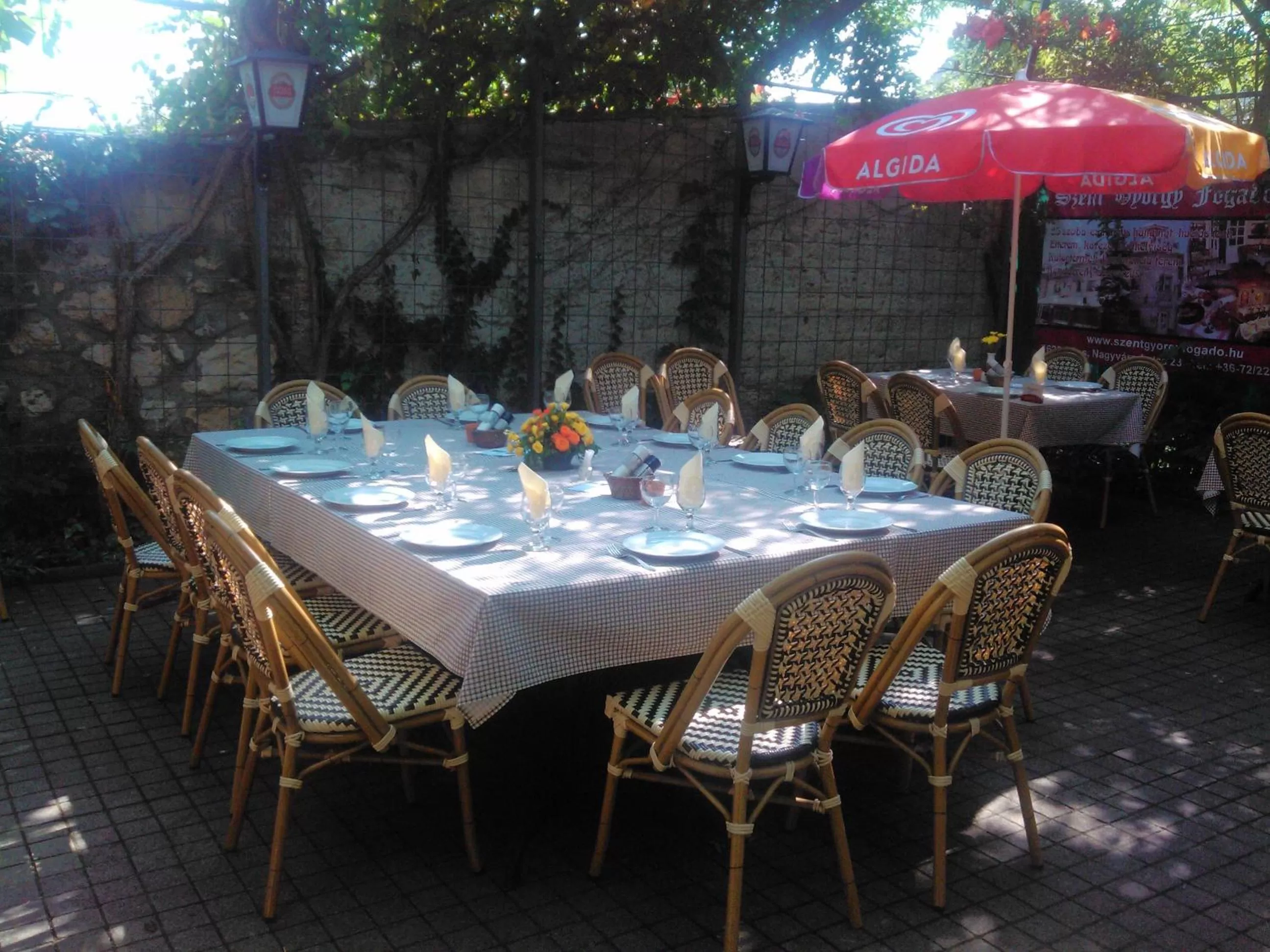 Balcony/Terrace, Restaurant/Places to Eat in Szent György Fogadó
