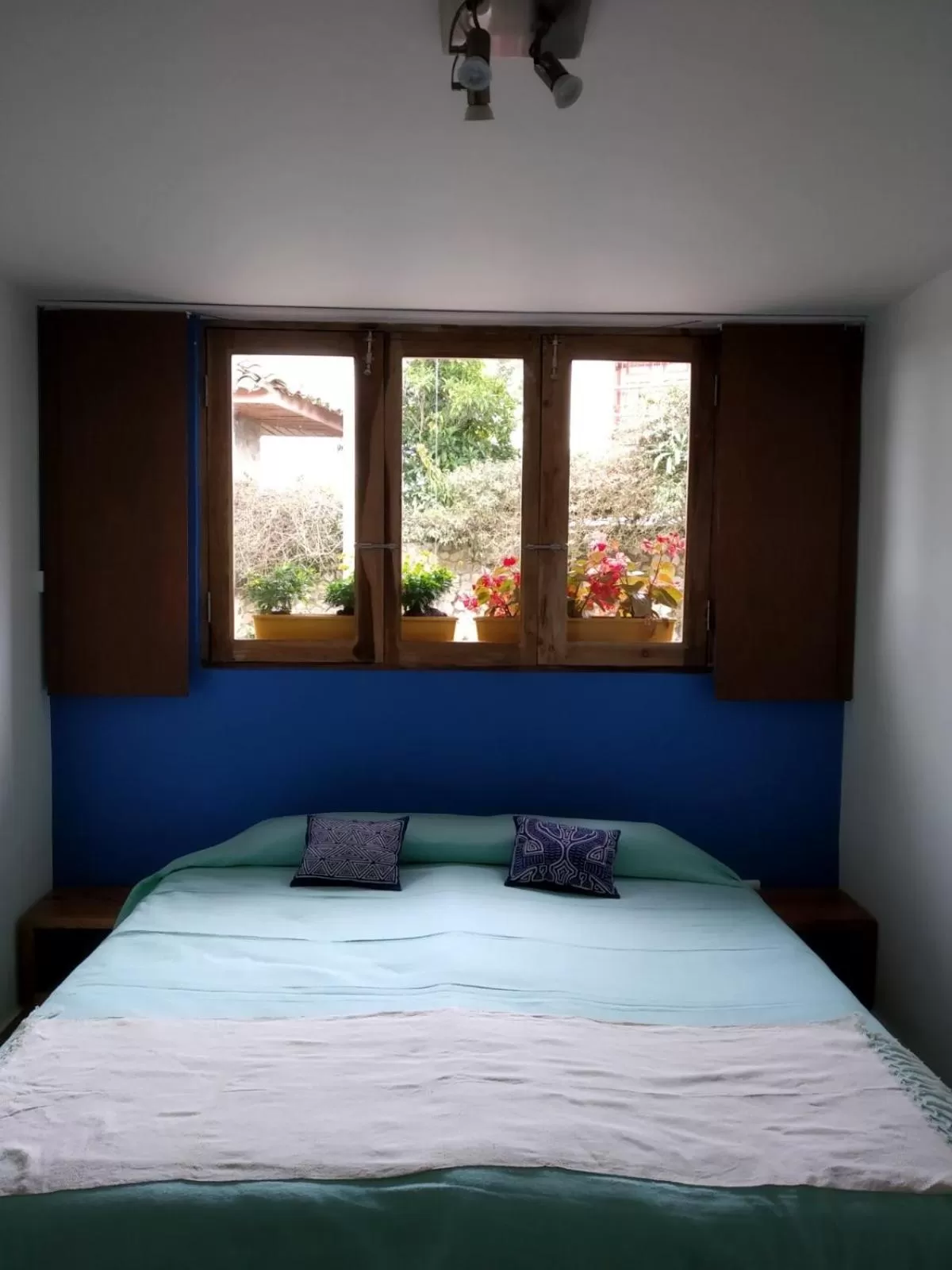 Bed in Hotel La Caracola