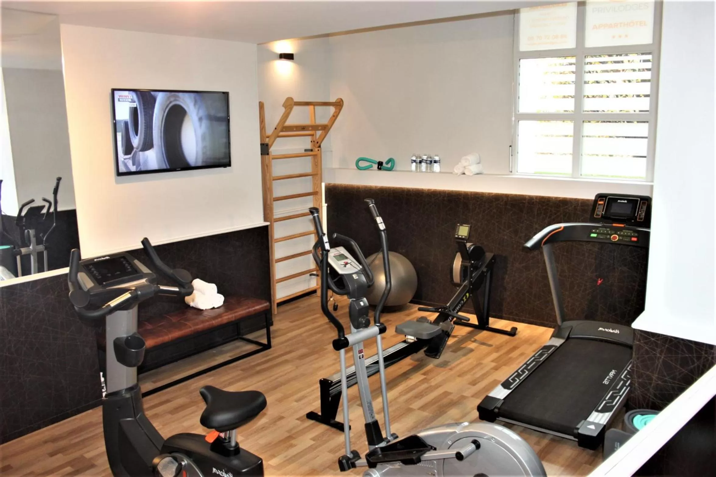 Fitness centre/facilities in Apparthotel Privilodges Le Royal