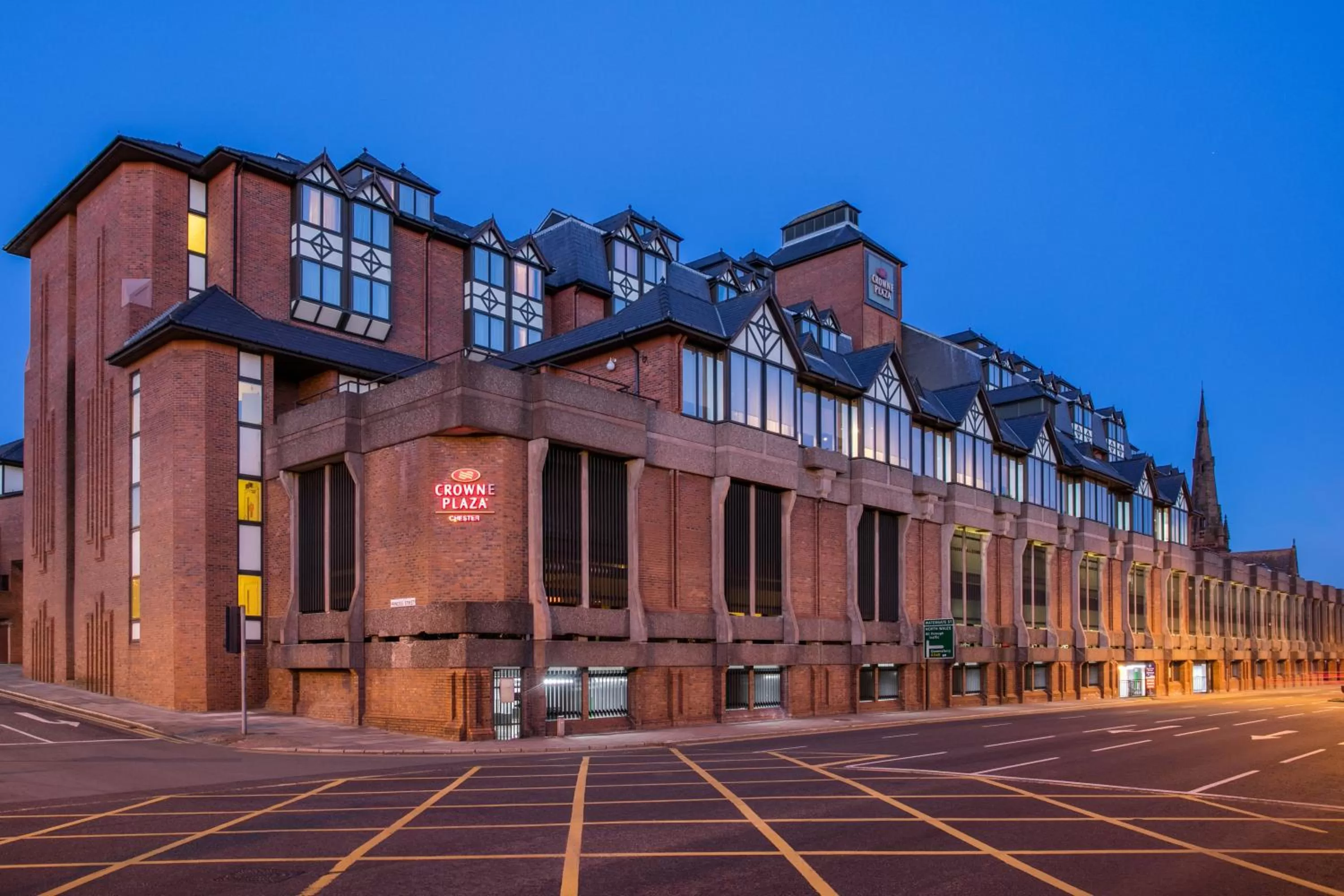 Property building in Crowne Plaza Chester by IHG