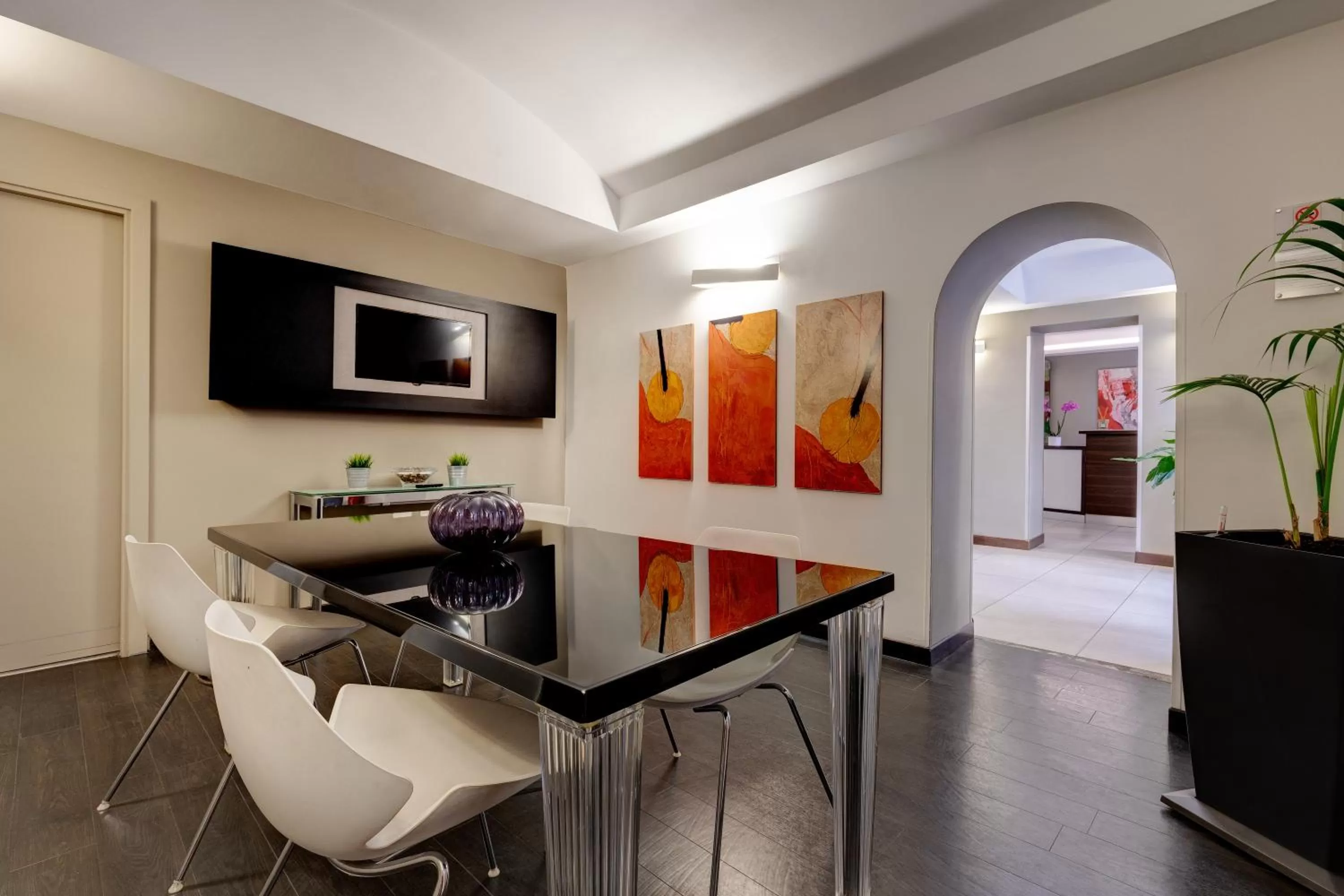 Communal lounge/ TV room in Hotel Rinascimento - Gruppo Trevi Hotels