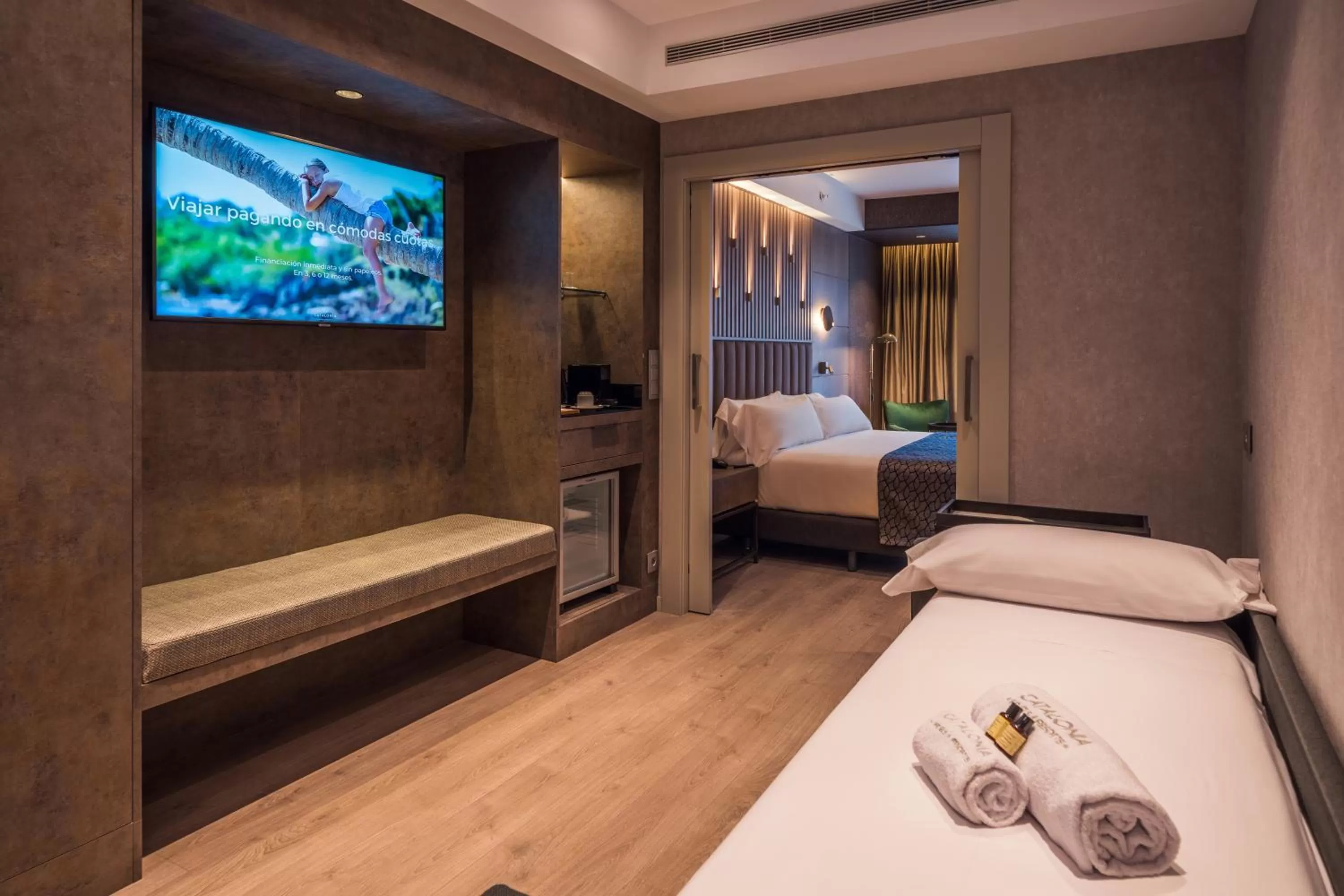 TV and multimedia, Bed in Catalonia Gran Vía Bilbao