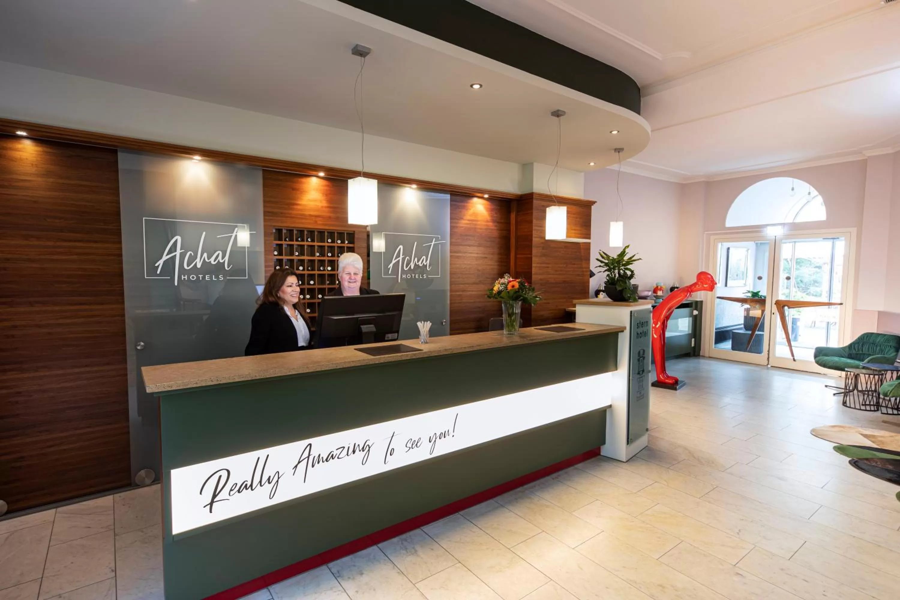 Lobby or reception in ACHAT Sternhotel Bonn