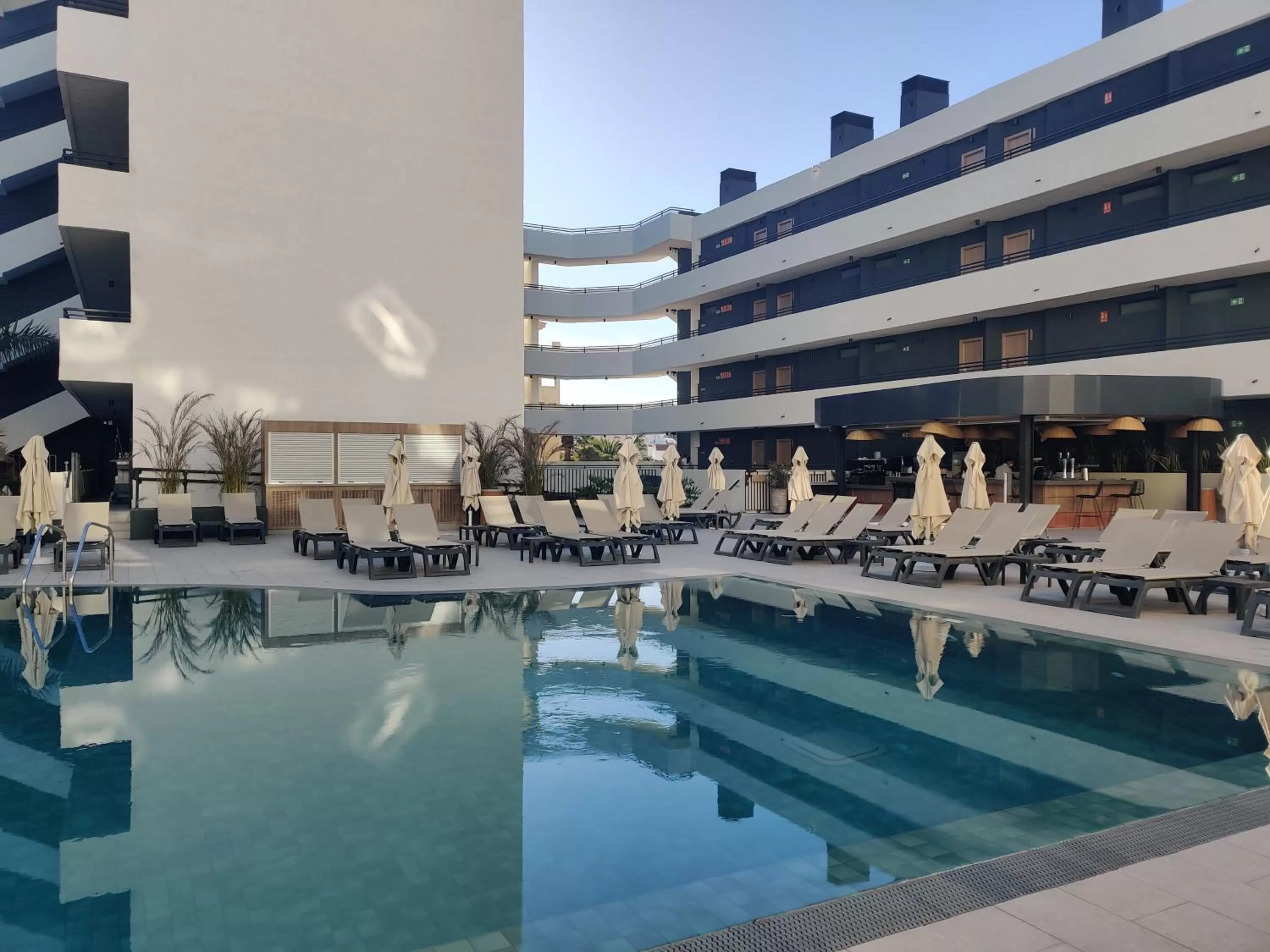 Property building in Luxury Apartment with pool view