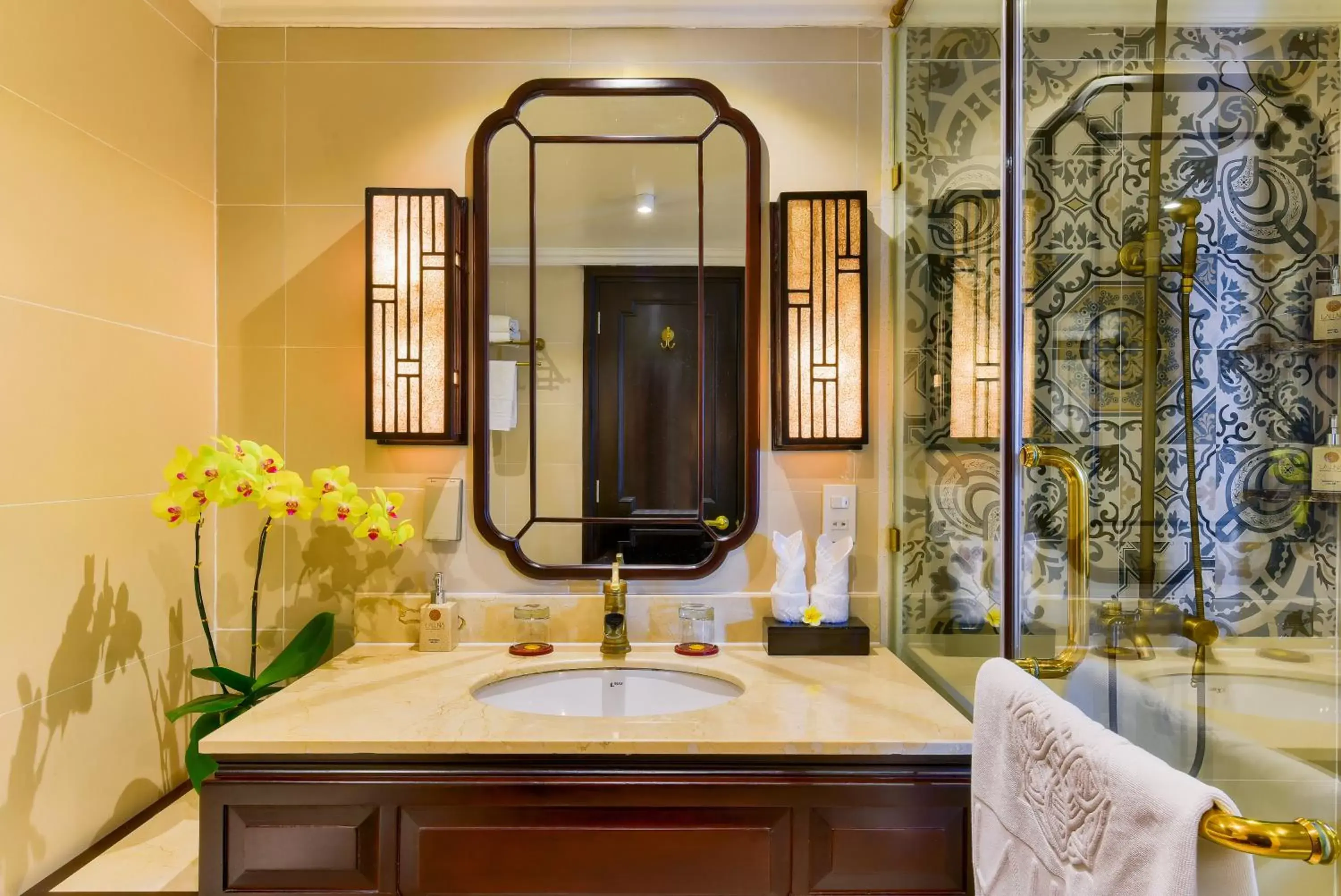 Family Connecting Room with Balcony and Pool View in Laluna Hoi An Riverside Hotel & Spa Family Connecting Room with Balcony and Pool View in Laluna Hoi An Riverside Hotel & Spa