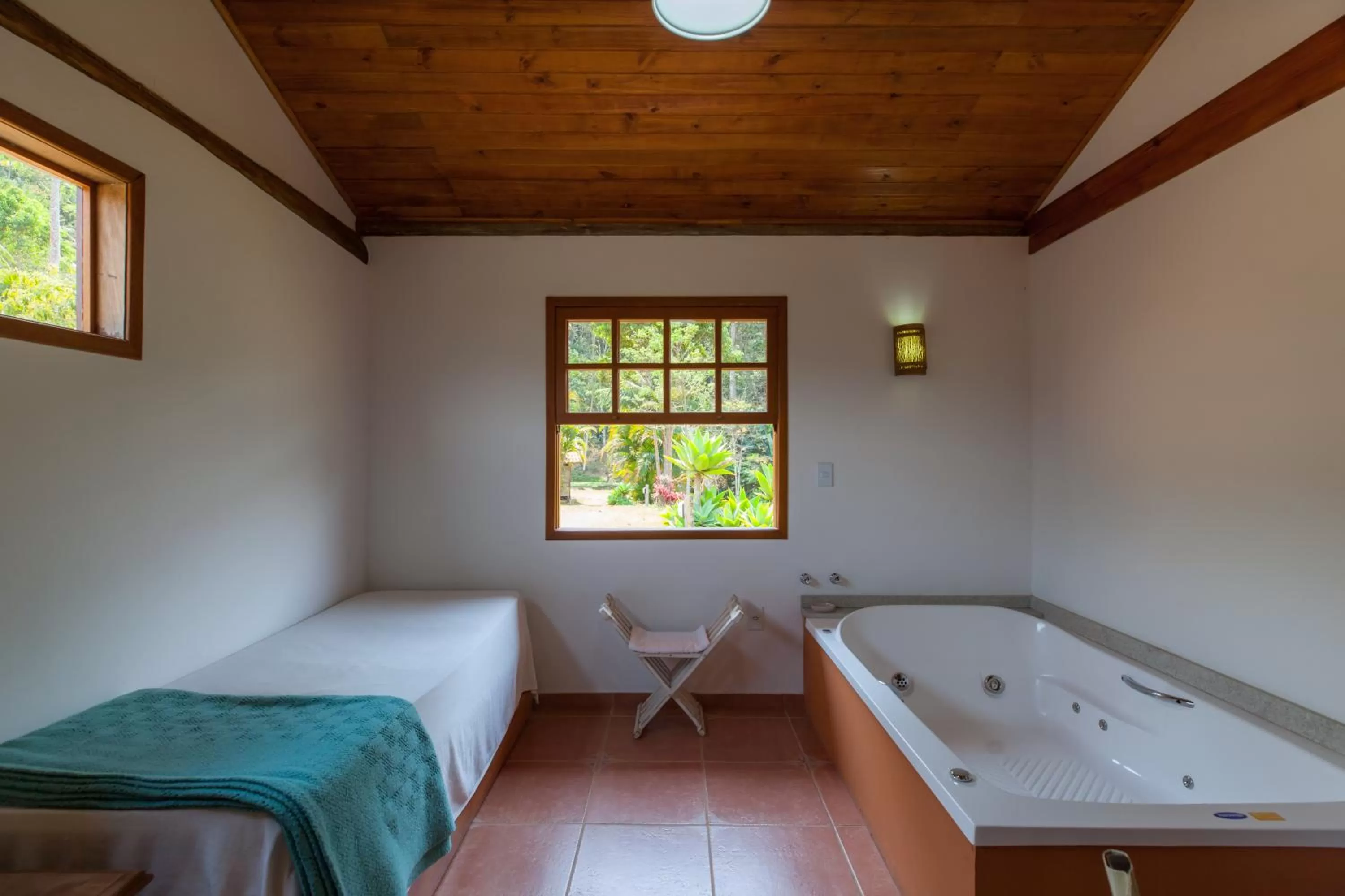 Bed in Pousada Mariza