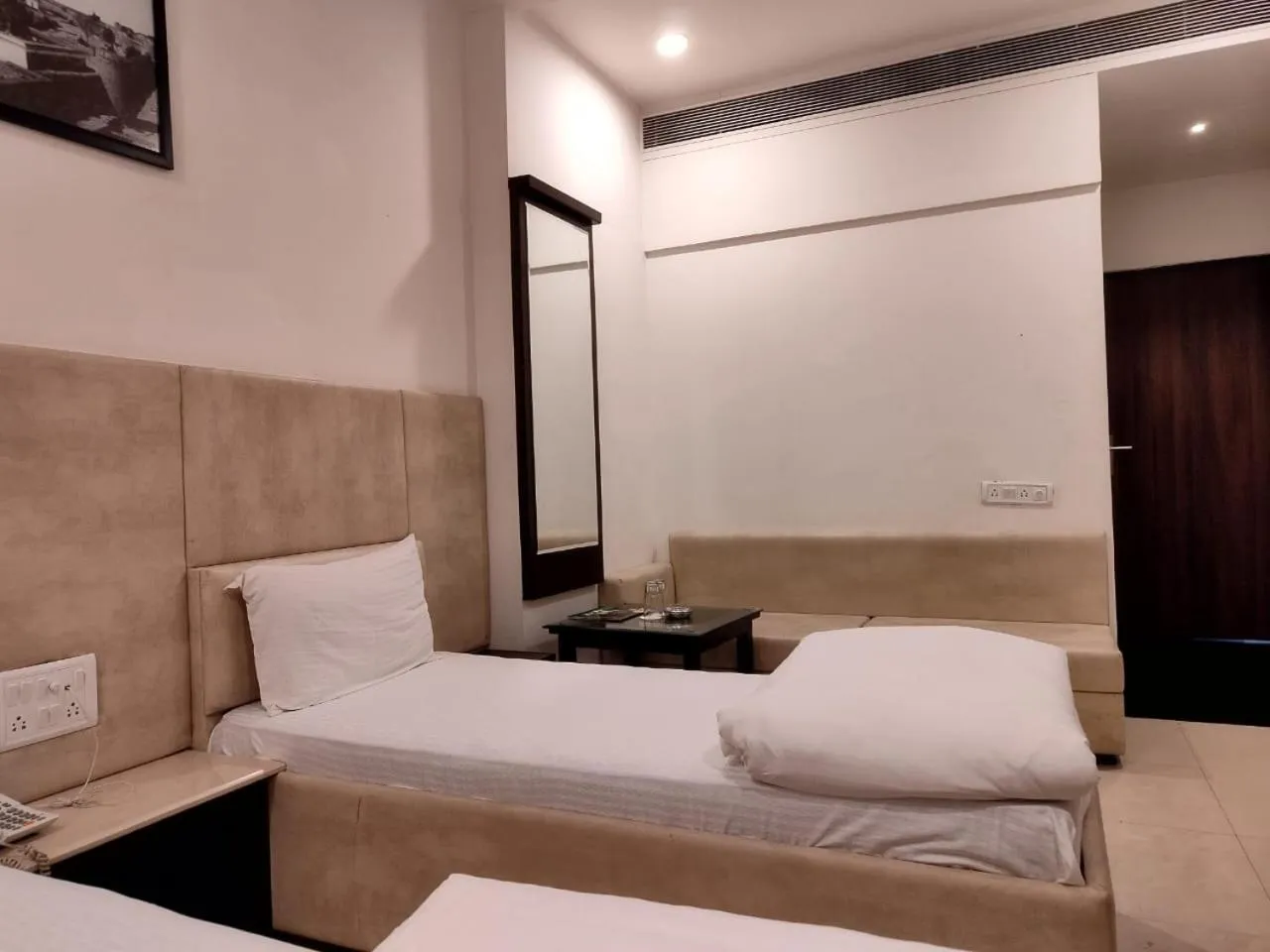 Bed in Hotel Shree Palace