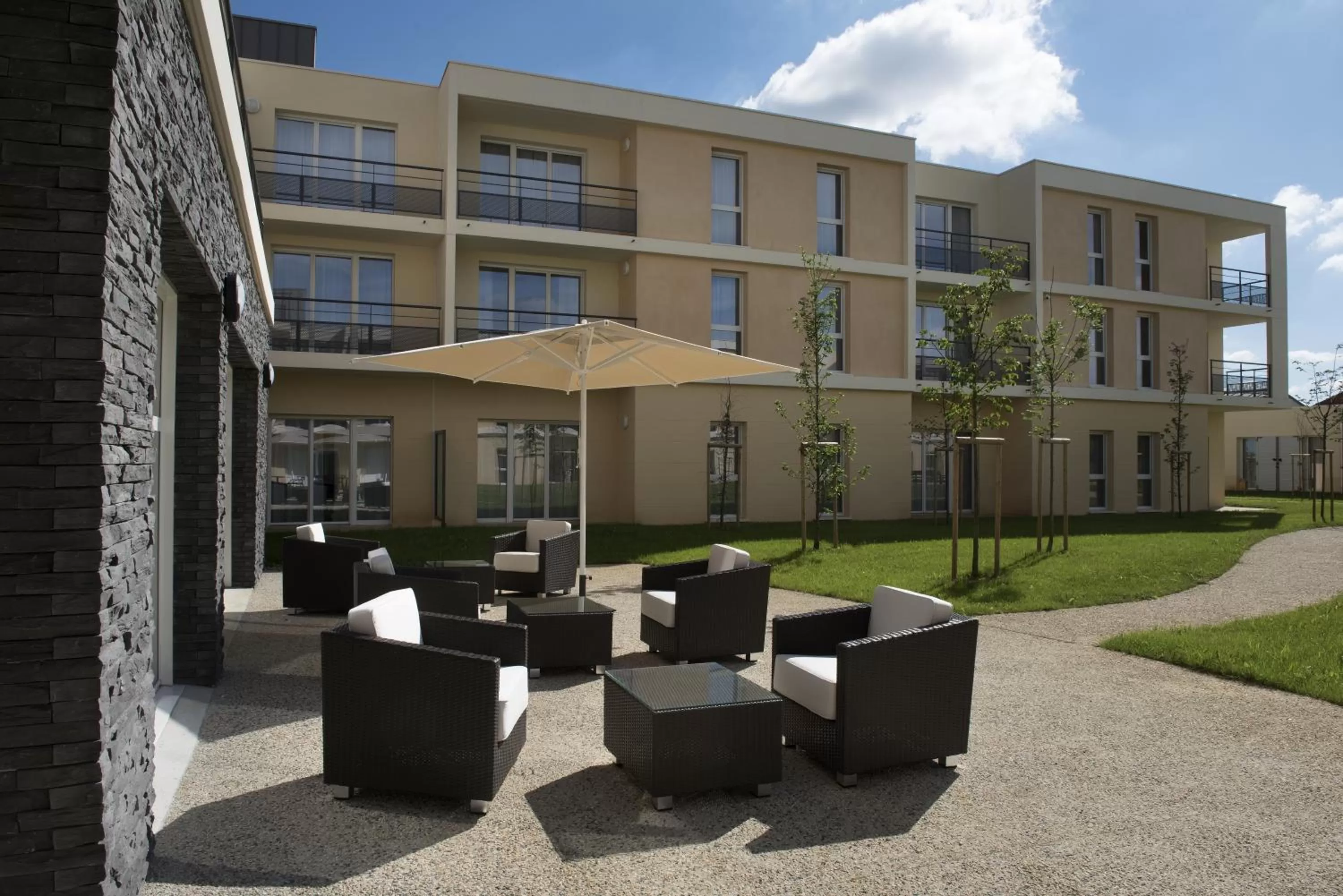 Patio in Domitys La Clef des Champs