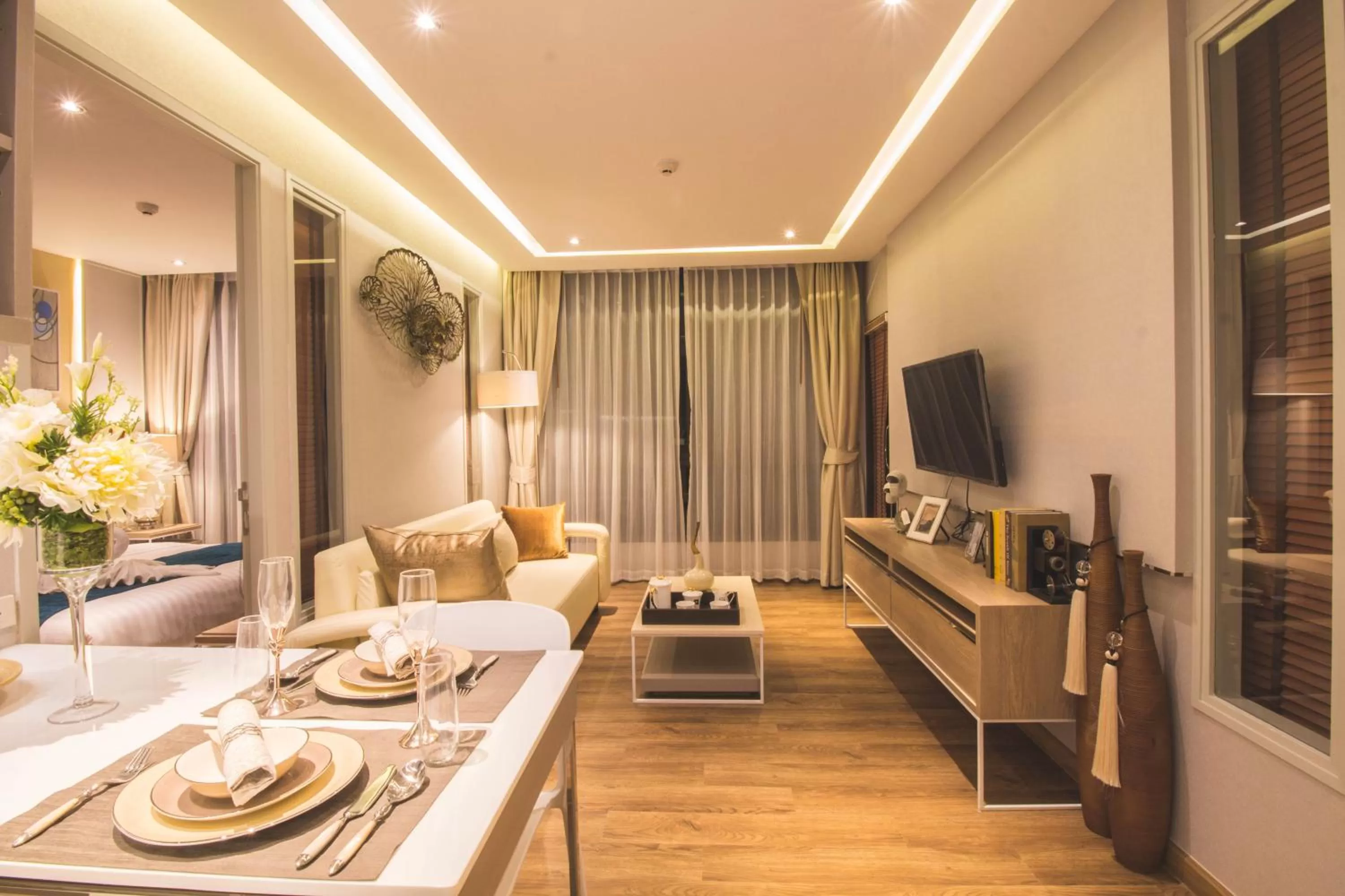 Living room in Phu Dahla Residences