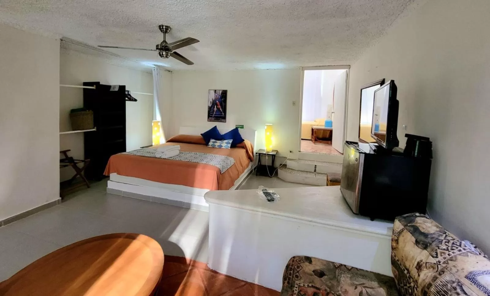 Living room, Bed in Maria's Kan Kin