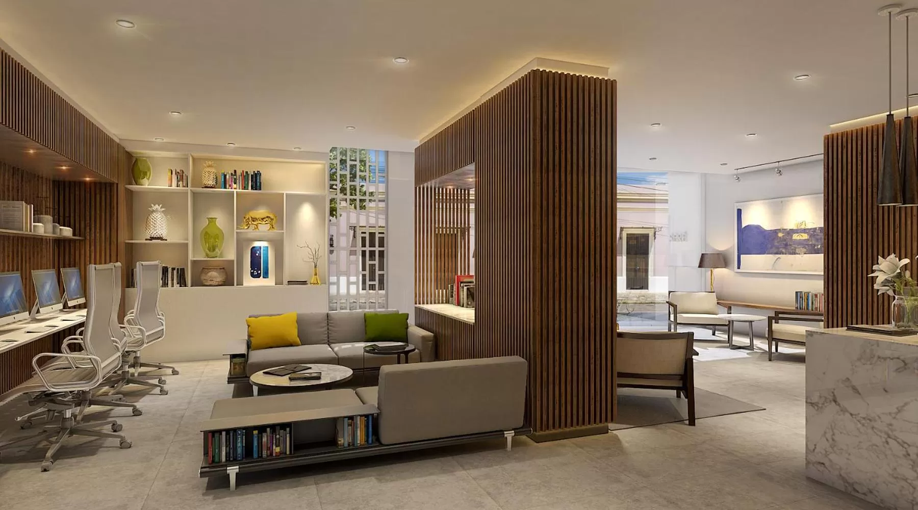 Living room in Ontico Urban Design Hotel