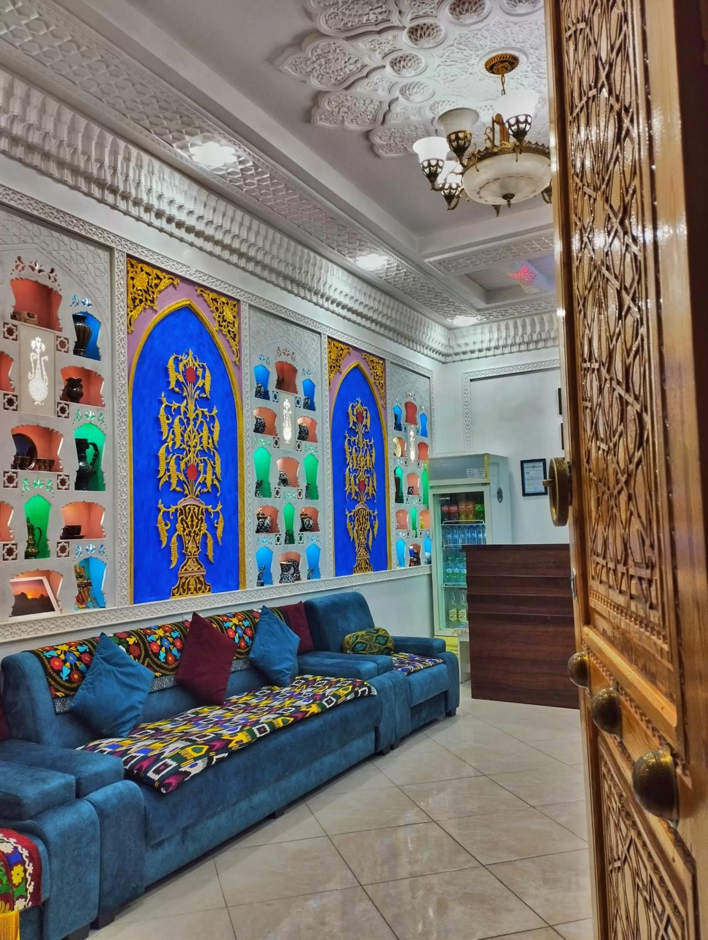 Seating Area in Jahangir Boutique Bukhara