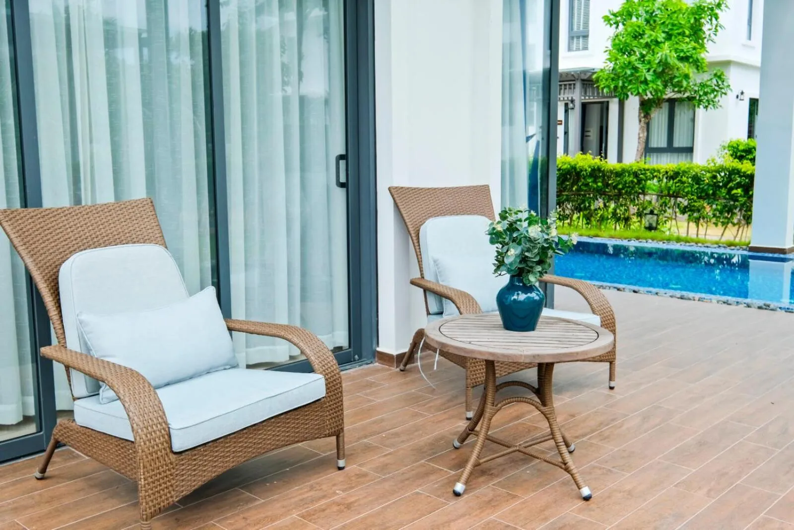 Four-Bedroom Villa with Garden View in Sunset Sanato Resort & Villas