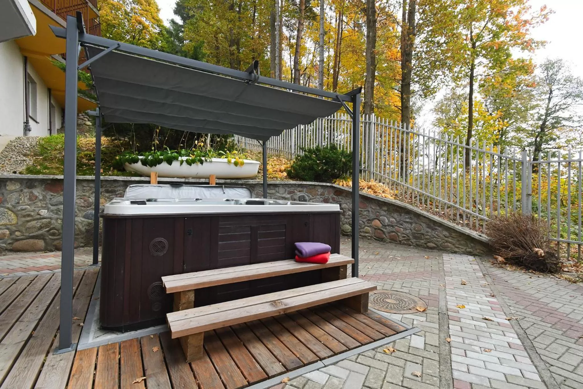 Hot Tub in Hotel Mazuria Country & SPA