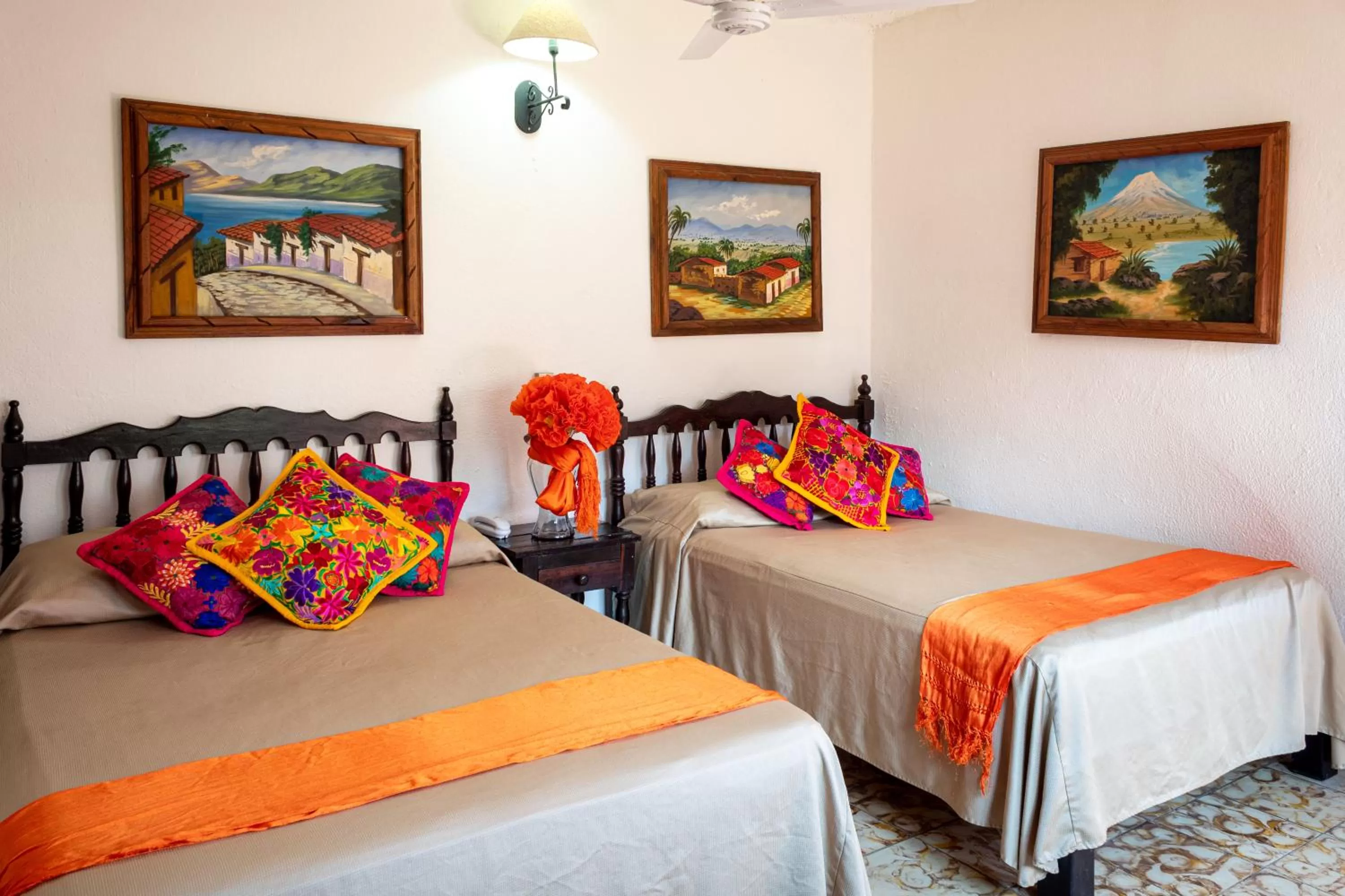 Bed in Hotel Posada De Roger - Near Los Muertos Beach