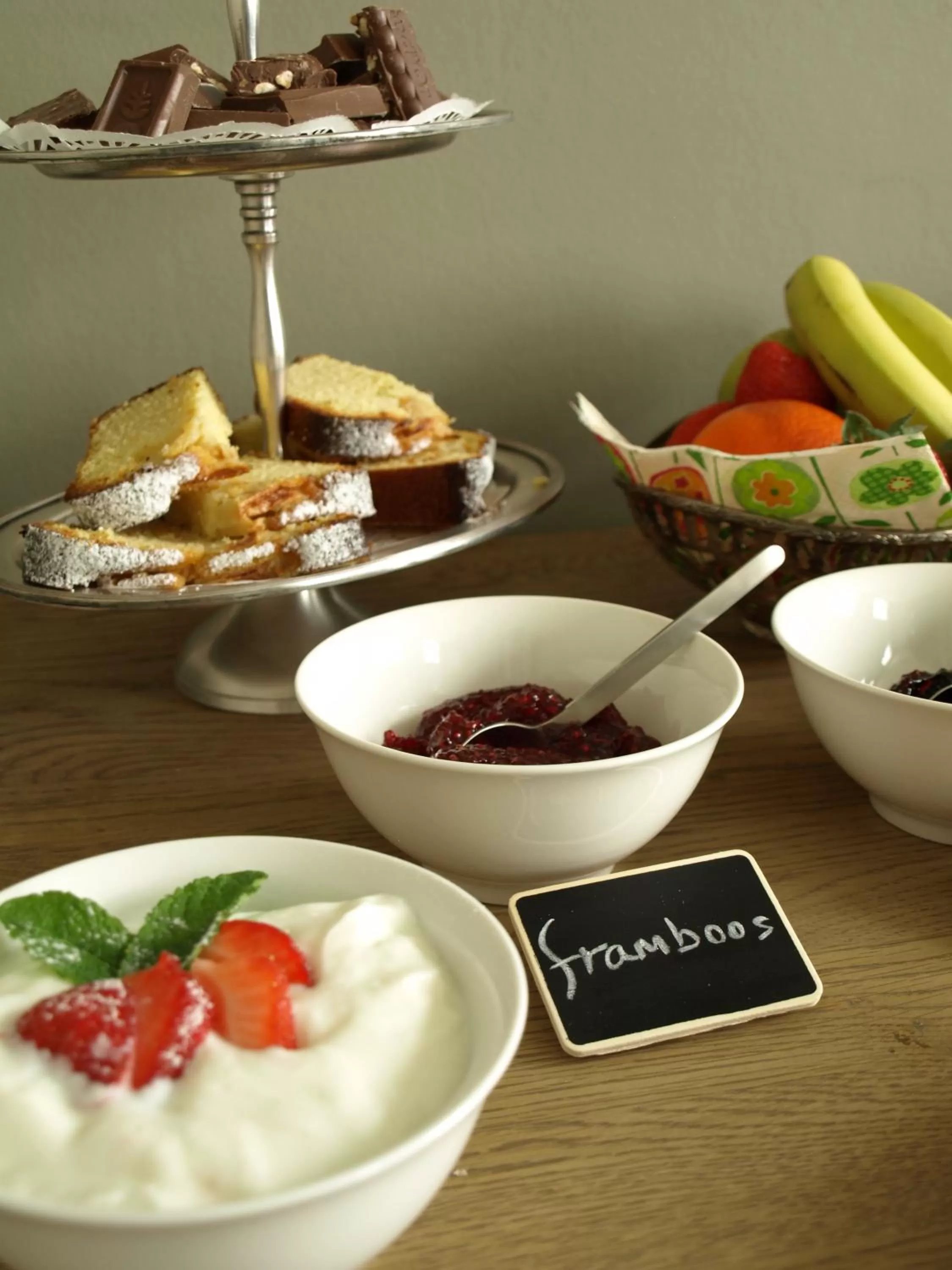 Food close-up in B&B Pastorie van Merkem