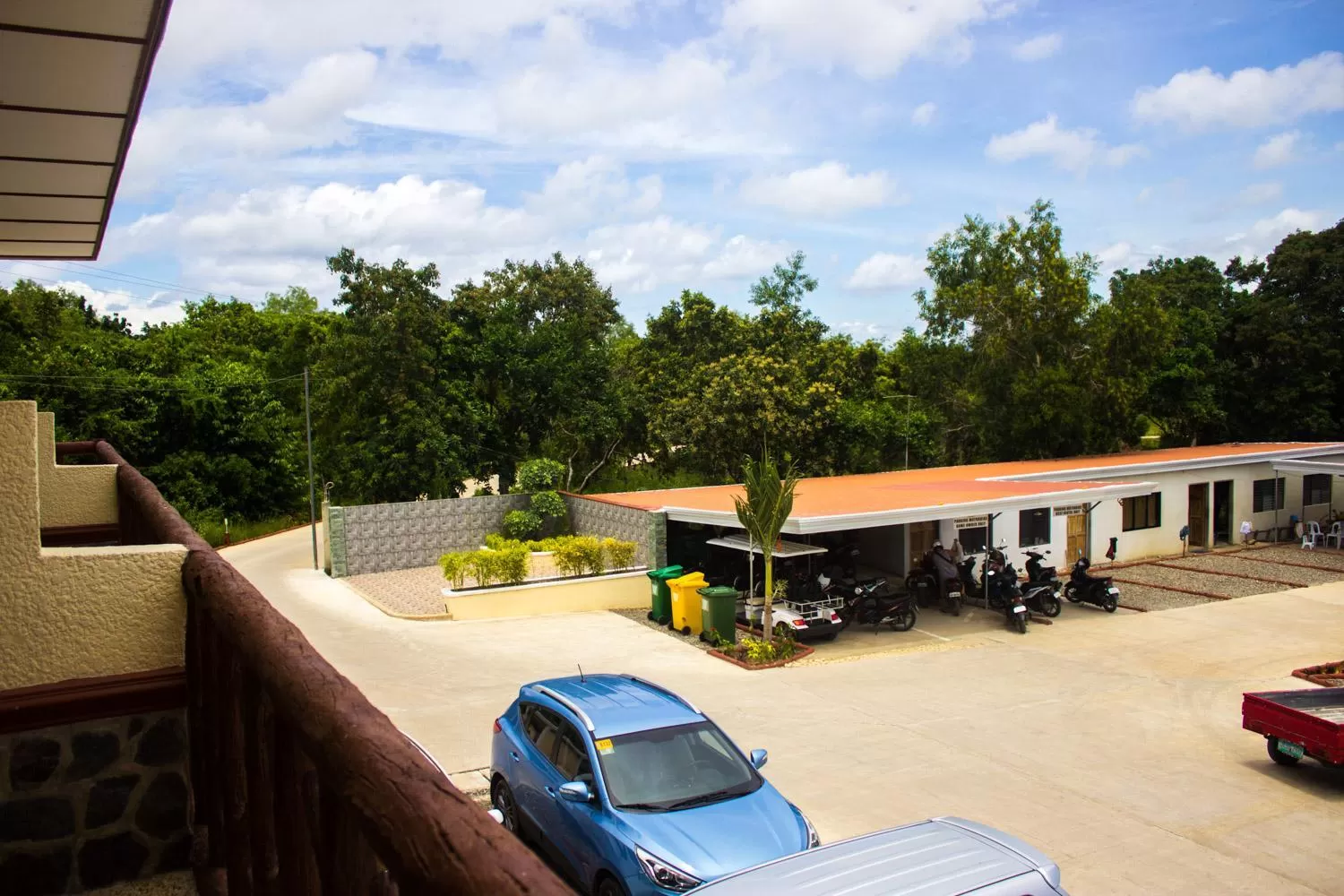 Inner courtyard view in Jugalis Hotel and Restaurant