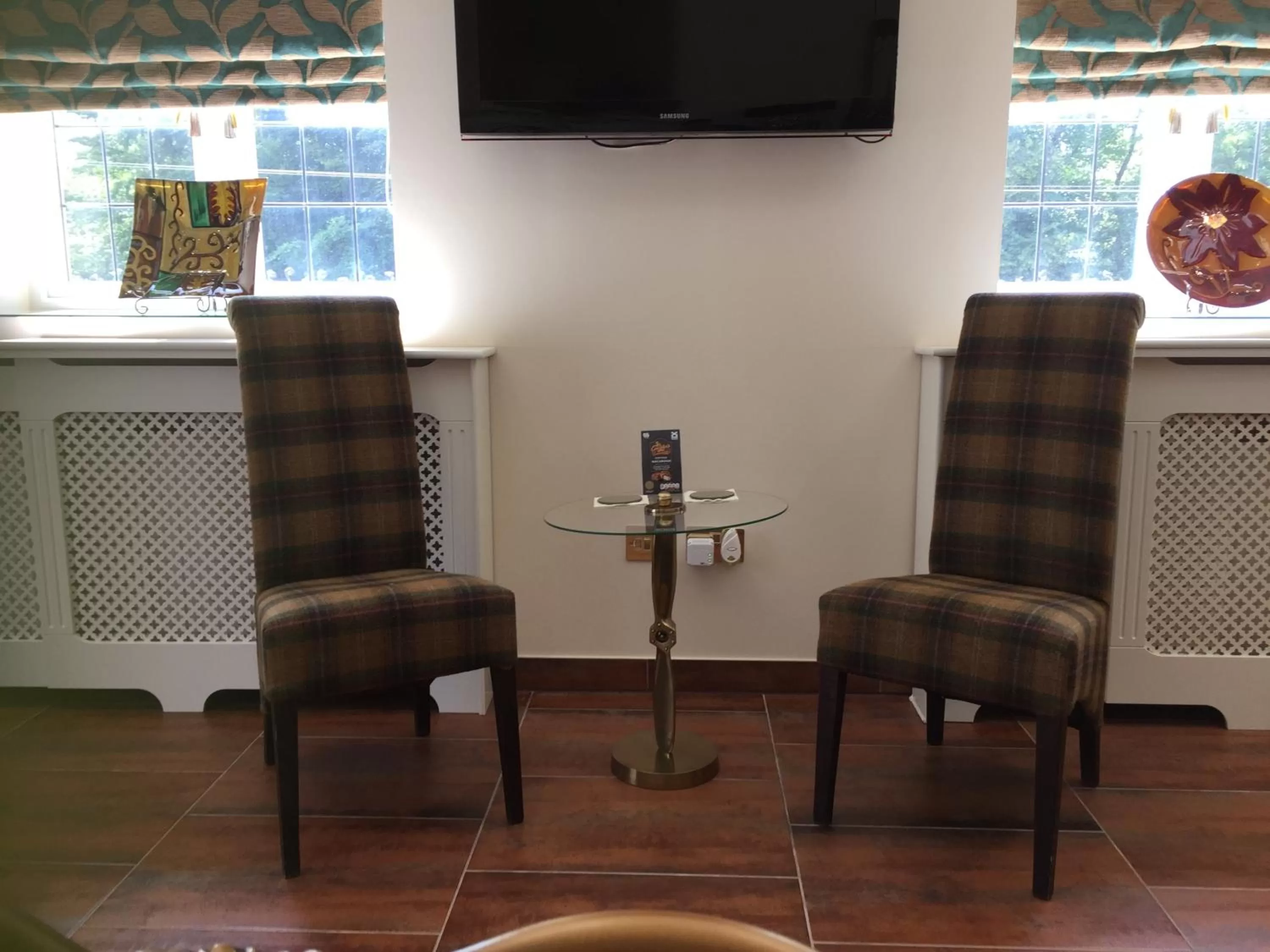 Seating area in Retreat at The Knowe Auchincruive Estate