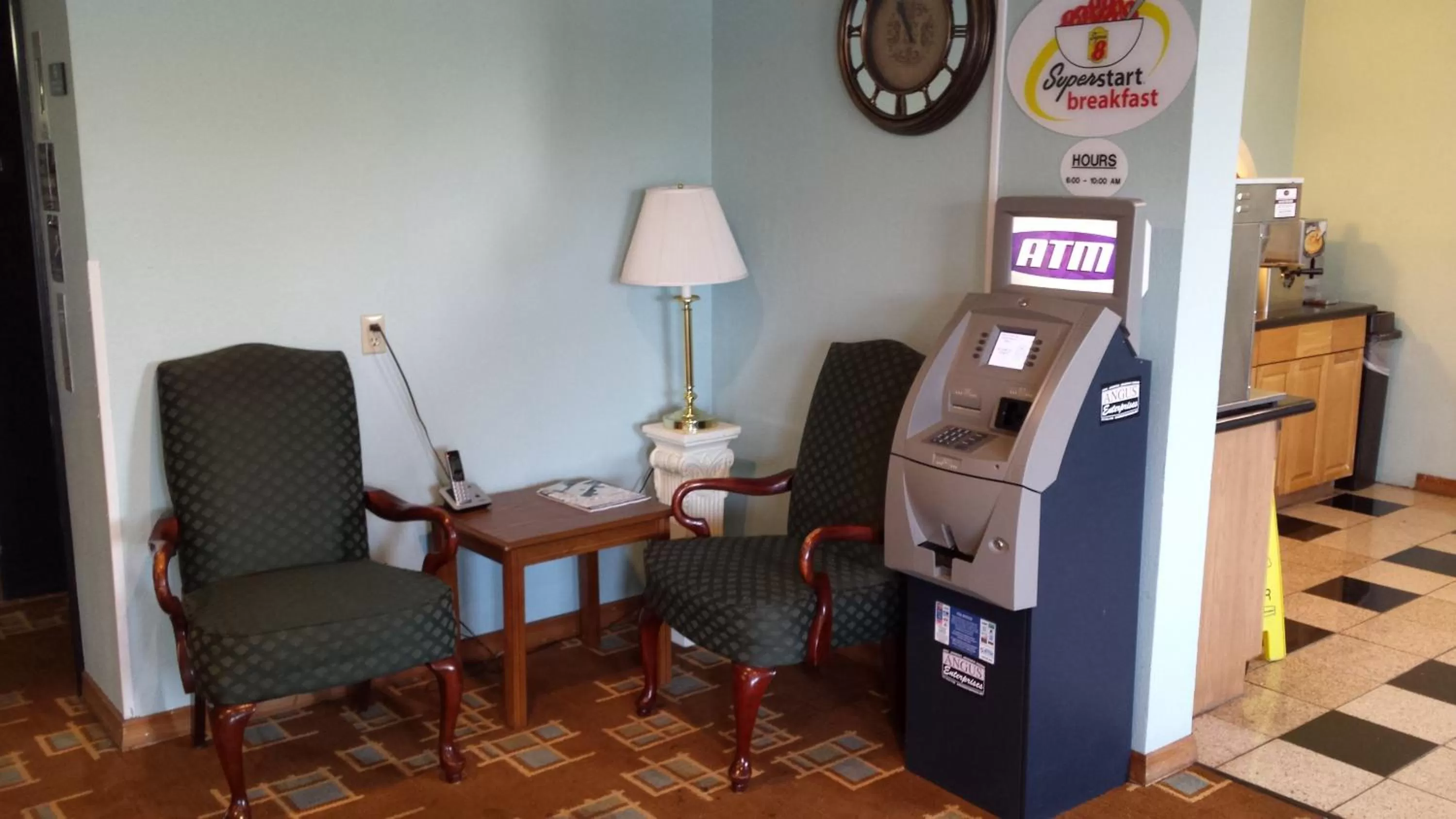 Seating area in Super 8 by Wyndham Carlisle-South