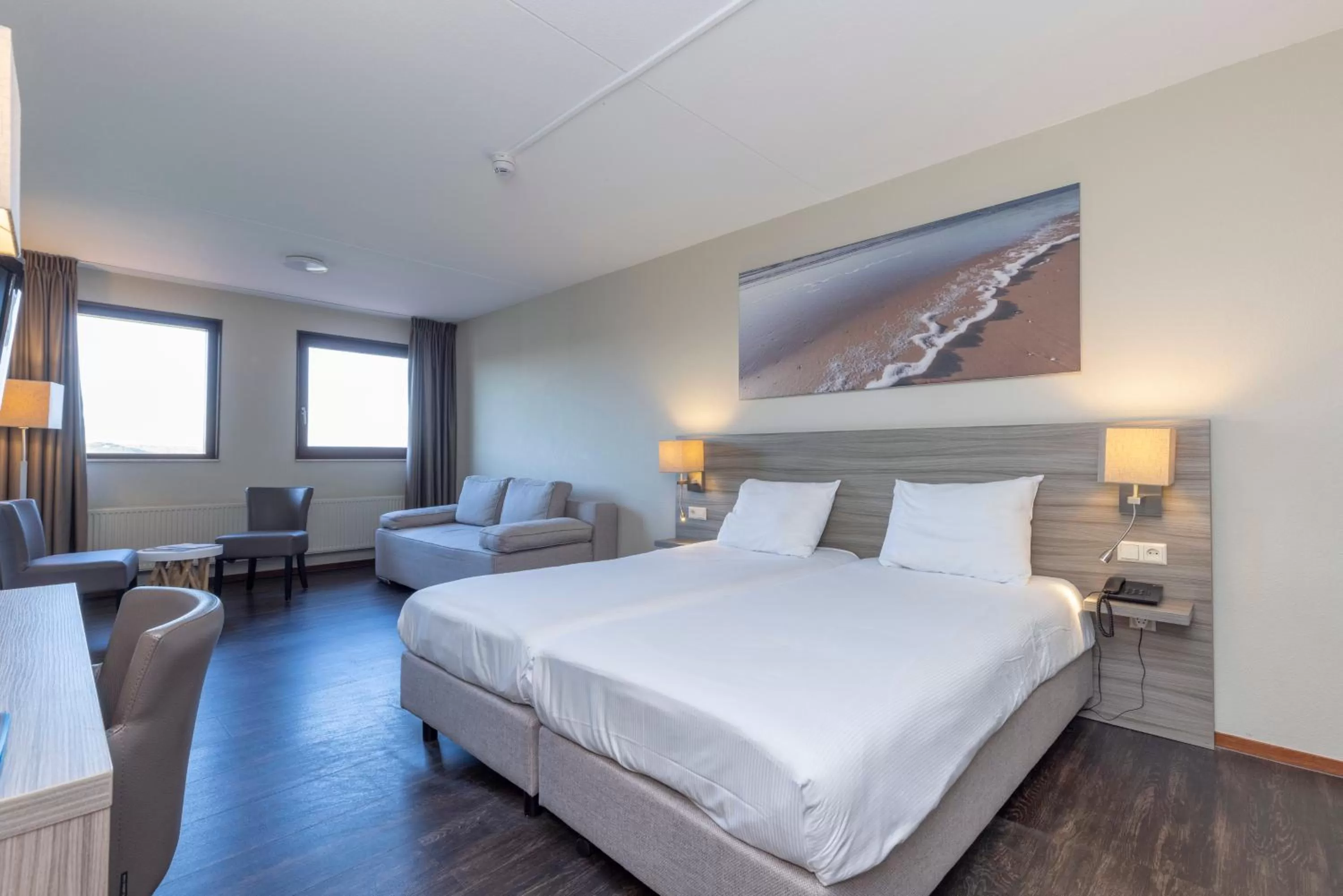 Bedroom, Bed in Fletcher Badhotel Callantsoog