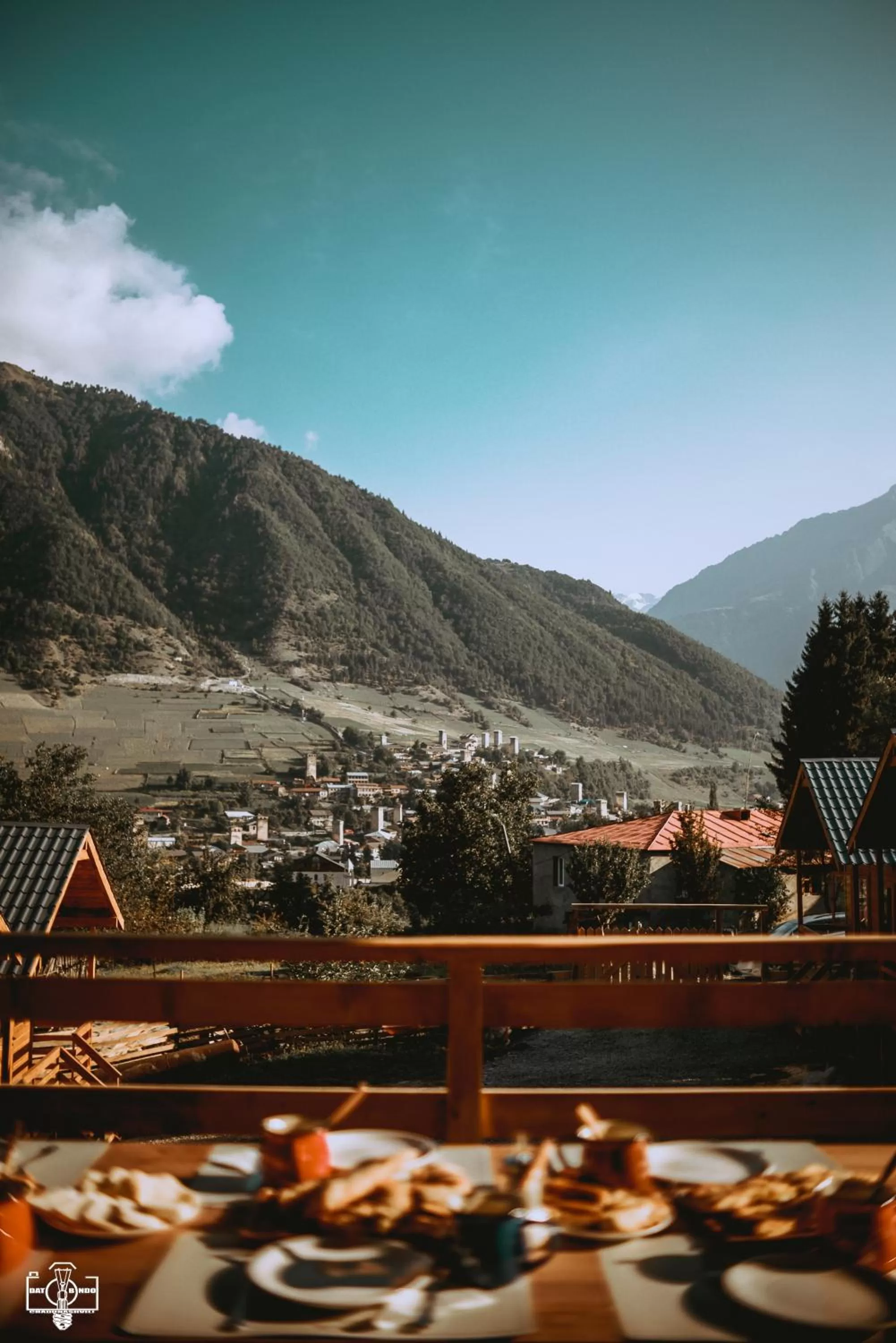 Day in Mountain Cabins