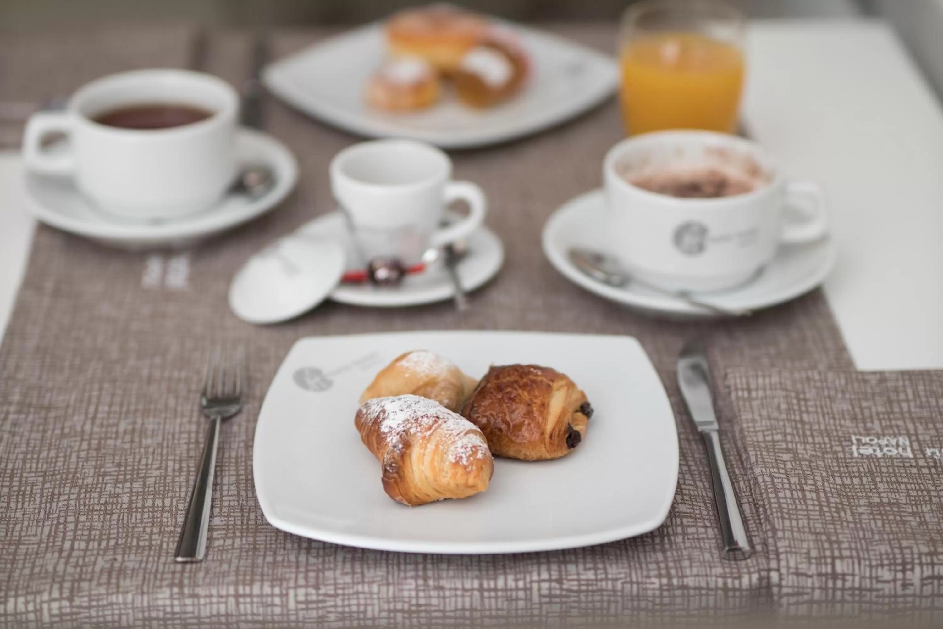 Italian breakfast in Hotel Nunù