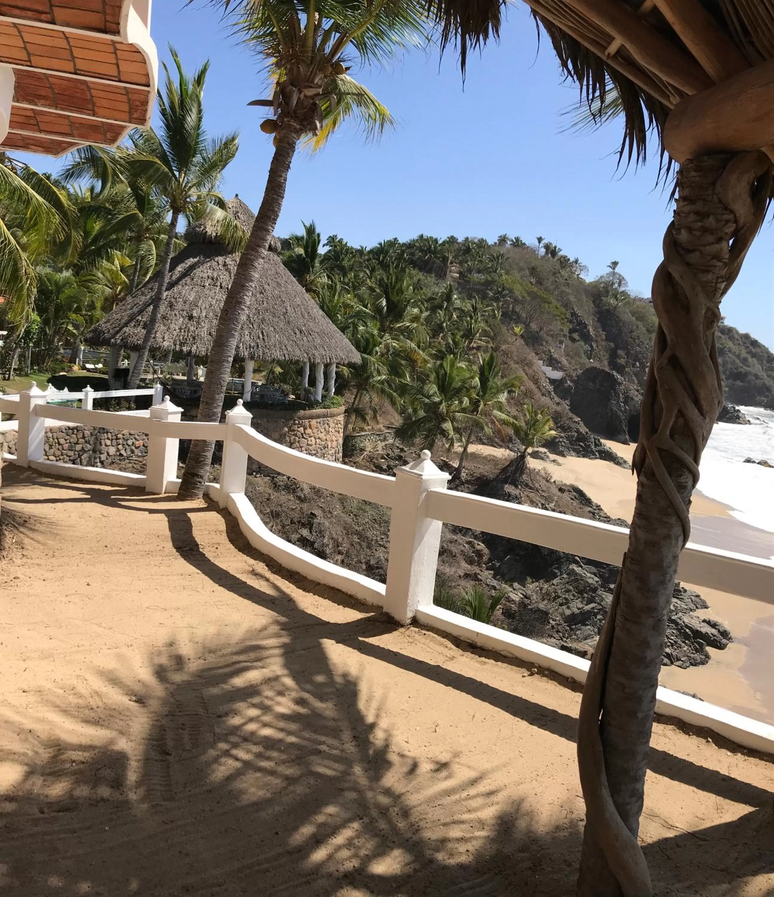 Sea view in Bungalows Lydia San Pancho