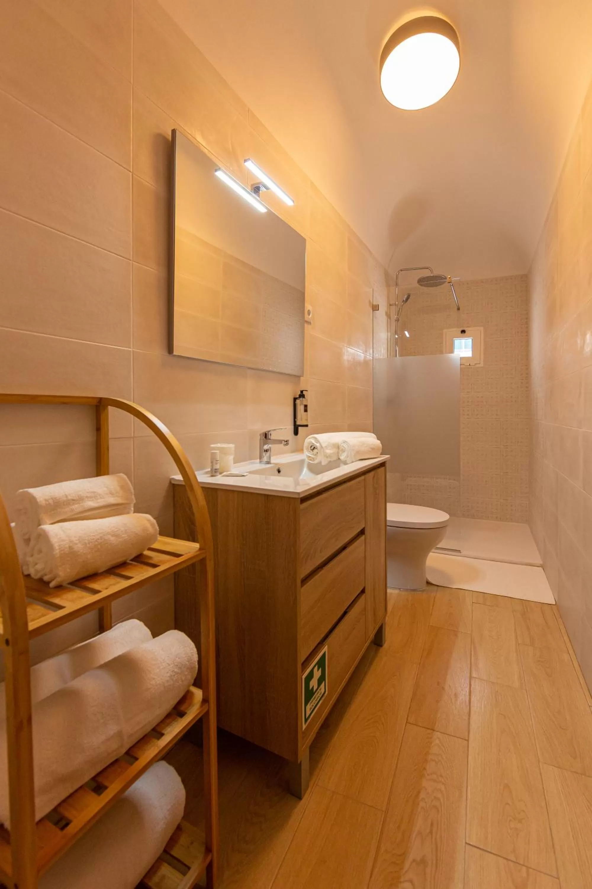 Shower, Bathroom in Luxury Palm Suites