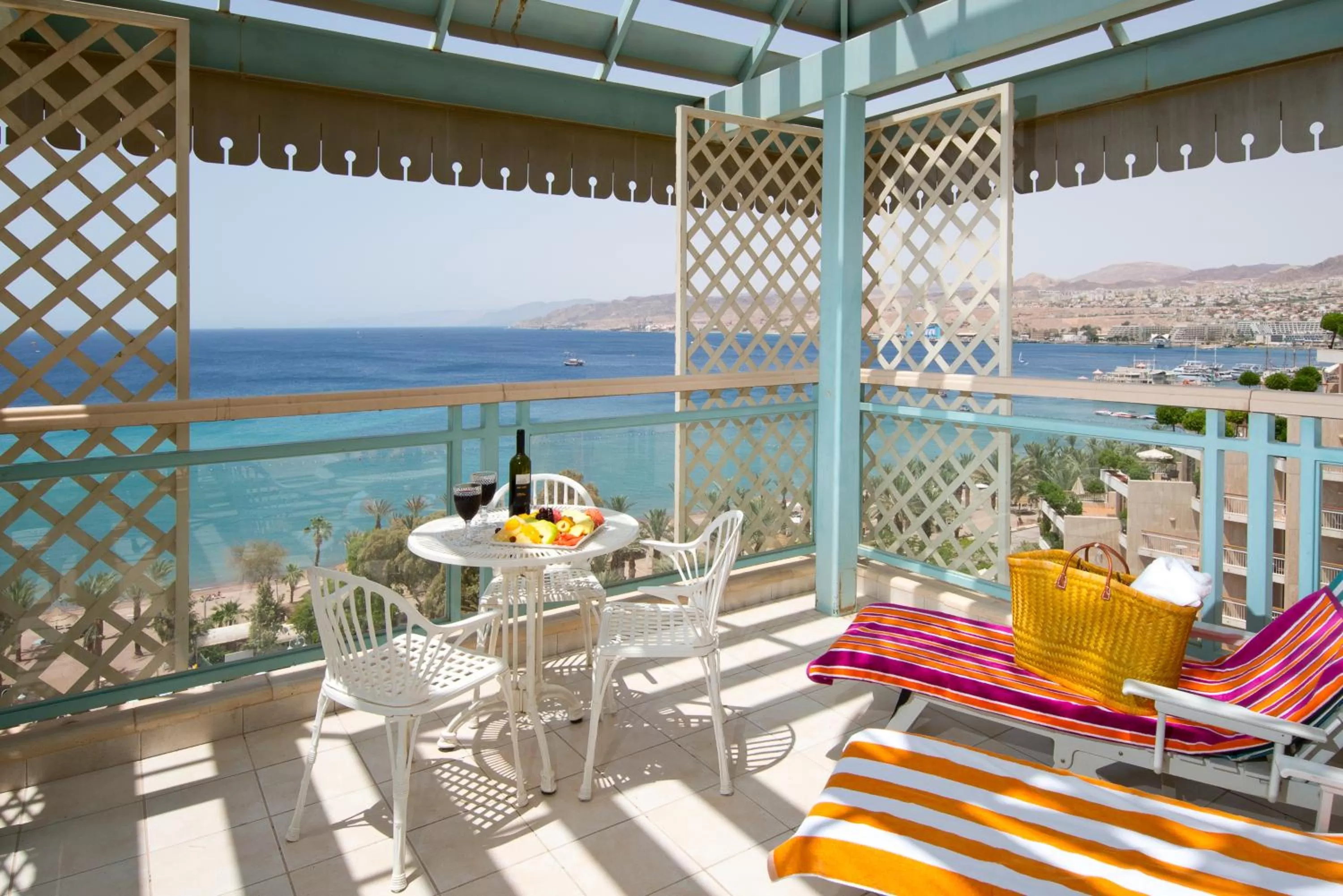 Balcony/Terrace in Herods Vitalis Spa Hotel Eilat a Premium collection by Fattal Hotels