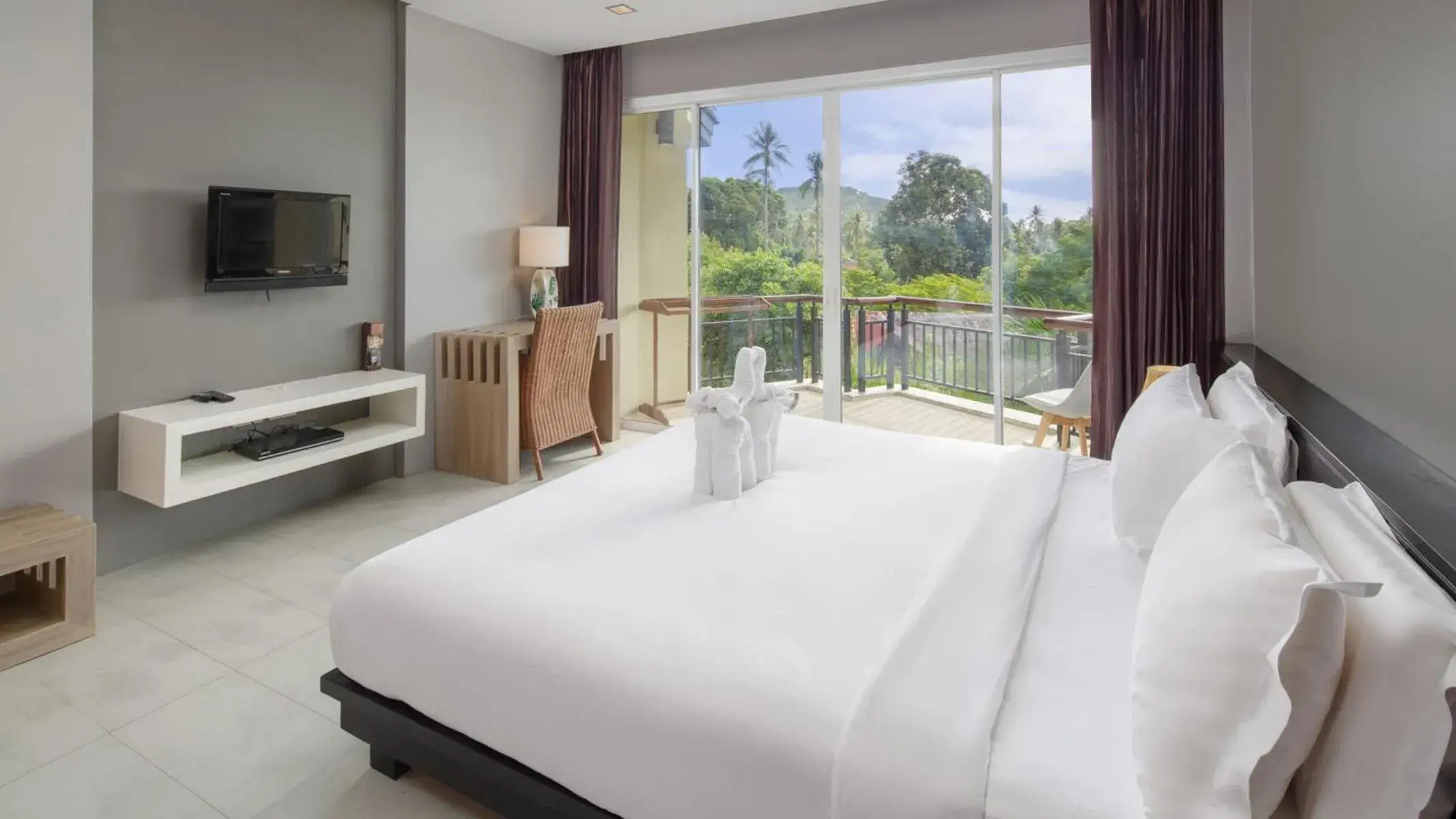Deluxe Room with Pool View in Panalee Koh Samui Resort - SHA Plus Deluxe Room with Pool View in Panalee Koh Samui Resort - SHA Plus