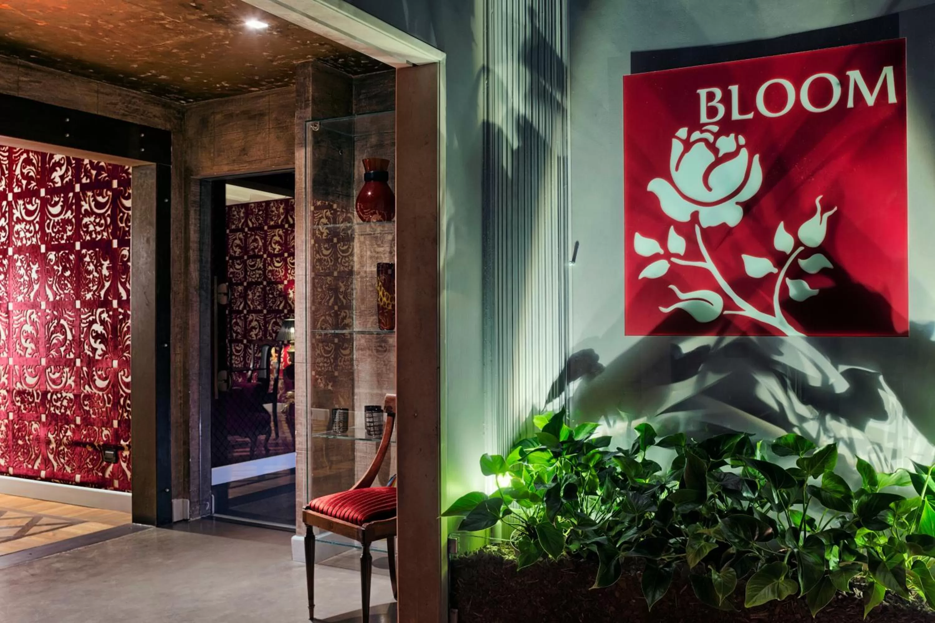 Lobby or reception, Patio/Outdoor Area in B&B Bloom Settimo Cielo