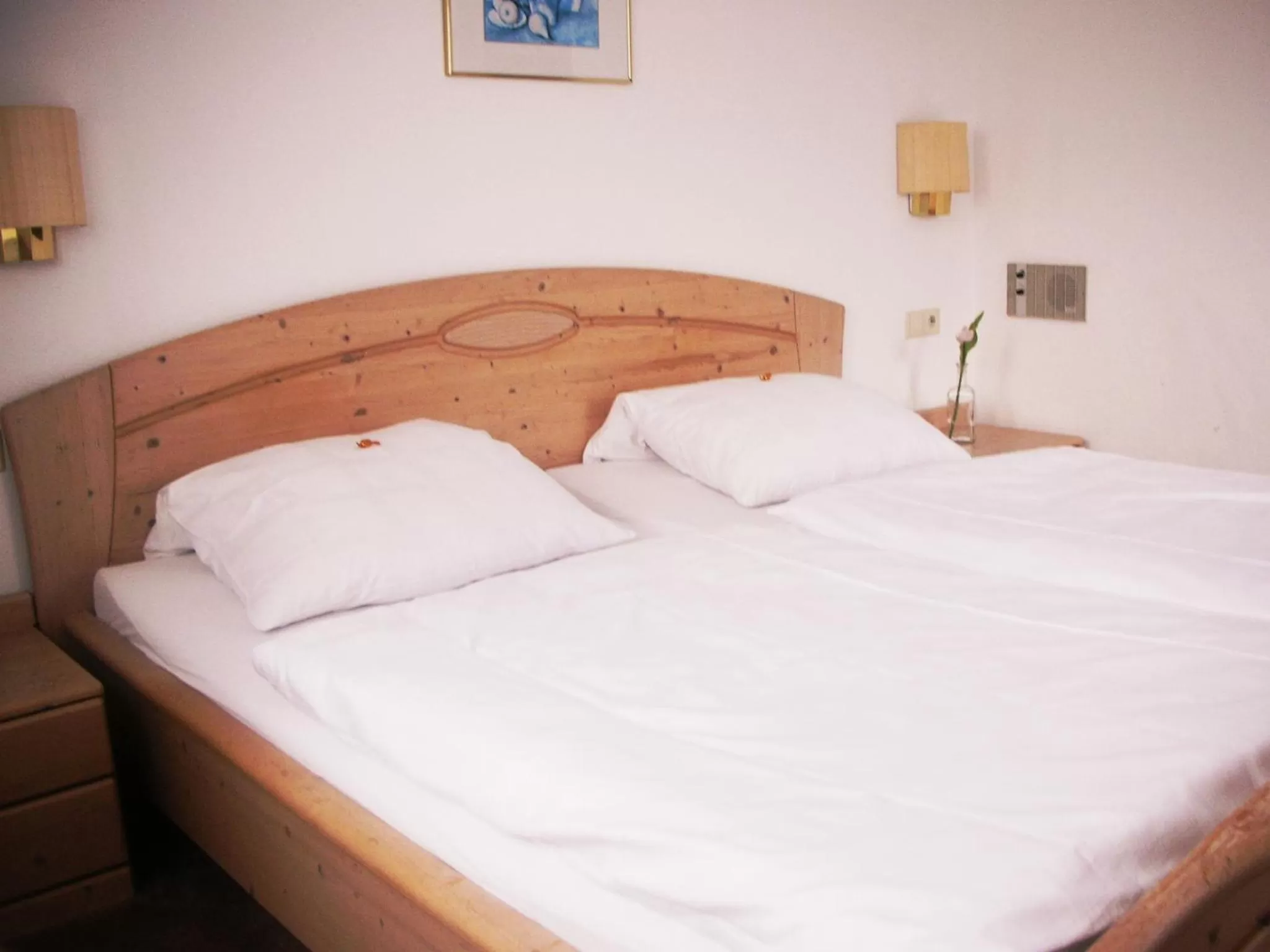 Bed in Heidehotel Hildfeld