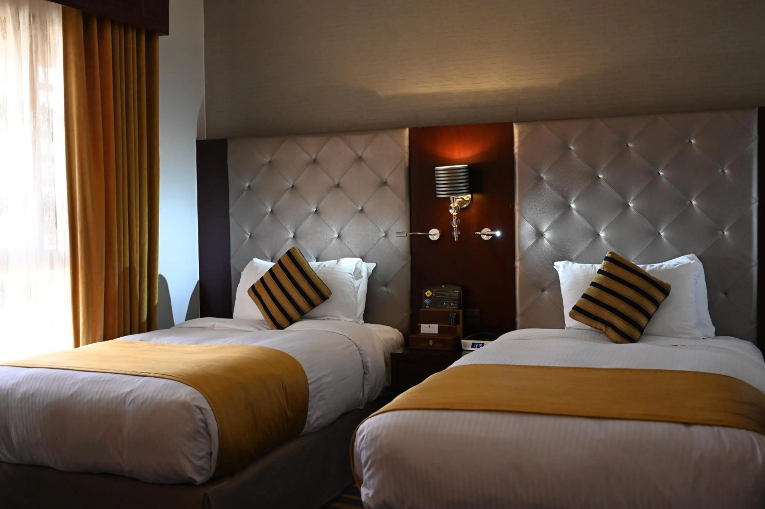 Bed in Dar Al Taqwa Hotel