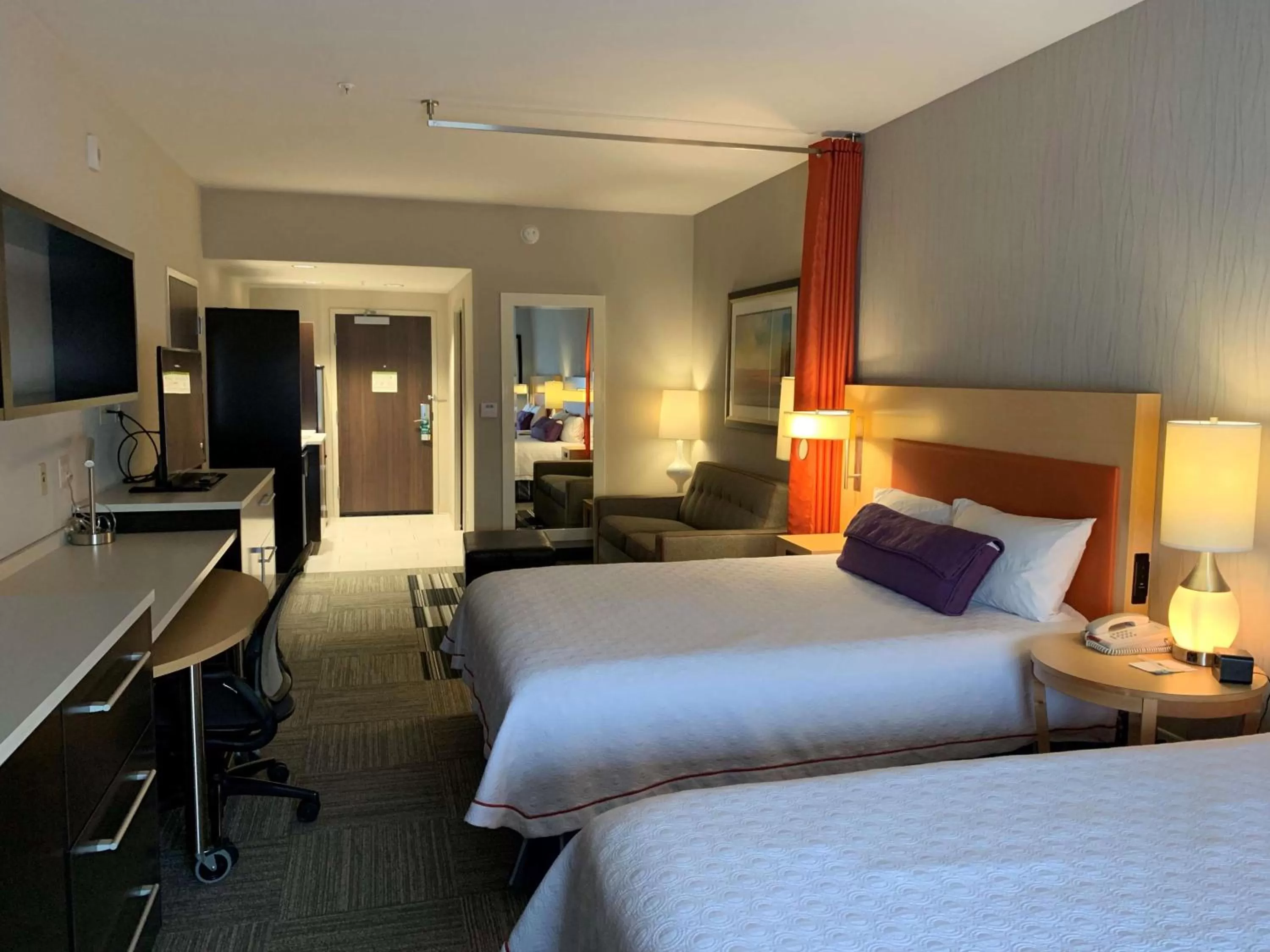 Bedroom, Bed in Home2 Suites by Hilton Fort Smith