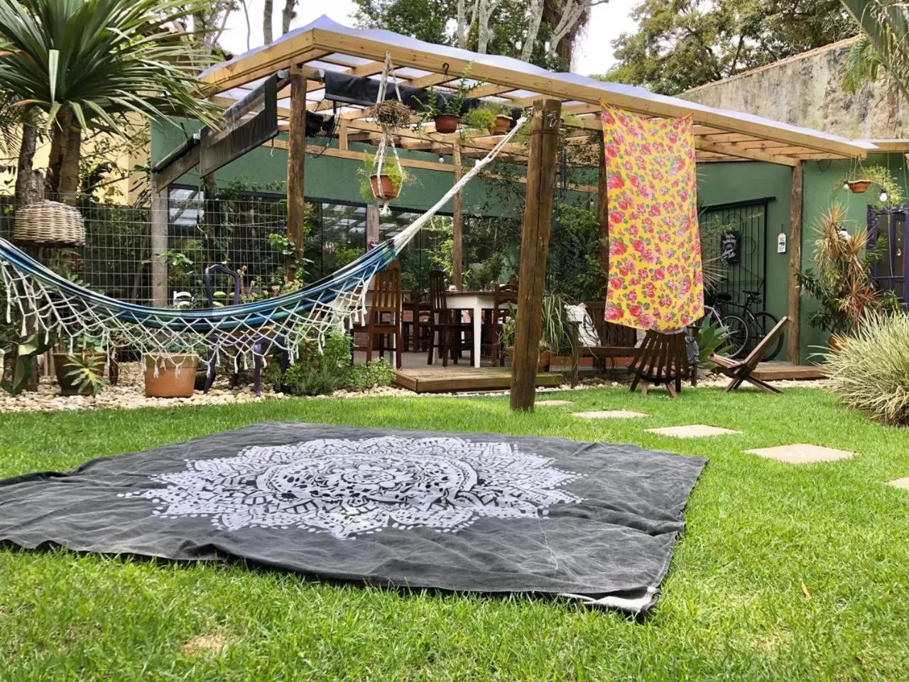 Garden in Pousada Santarina