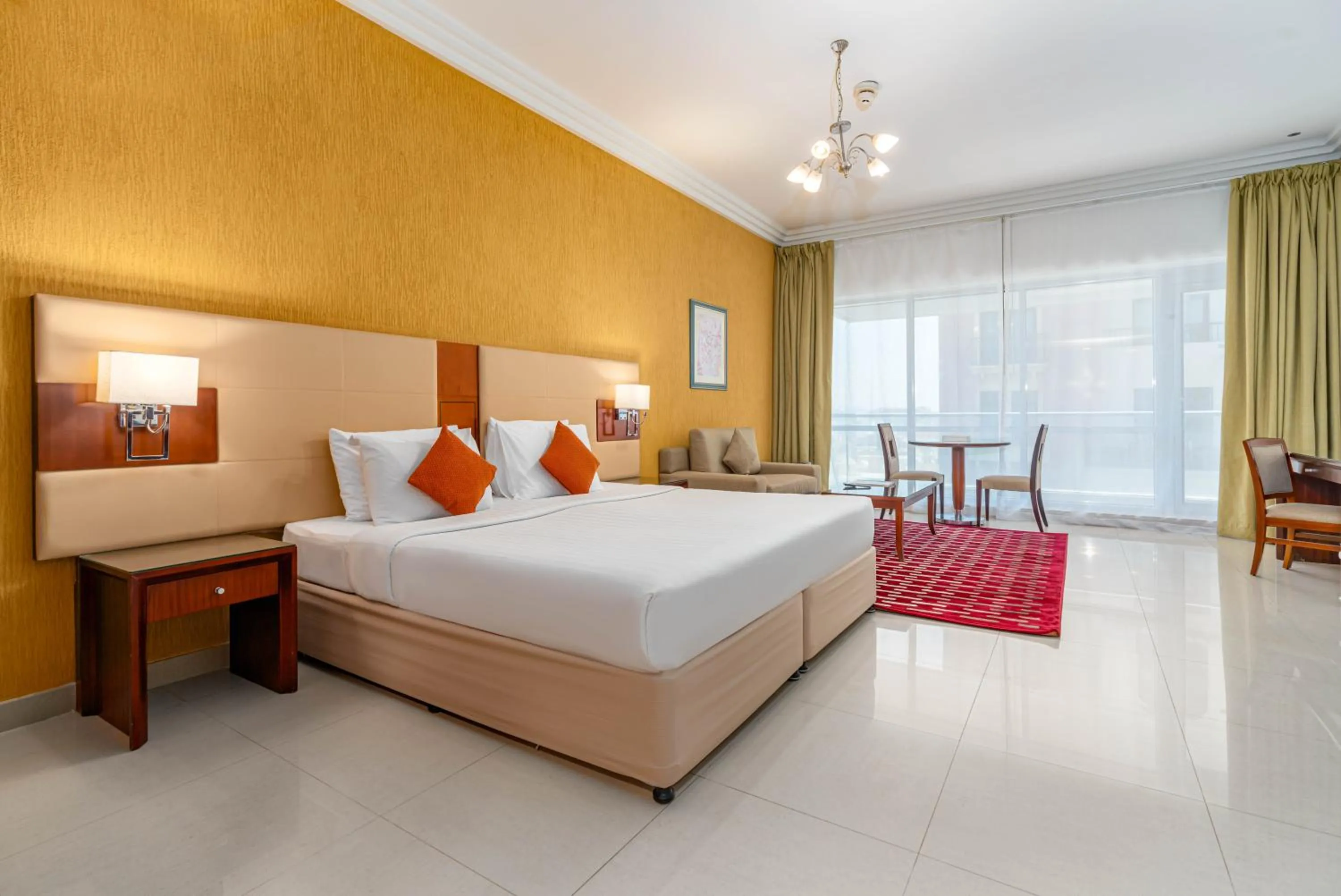 Bed in Star Metro Deira Hotel Apartments