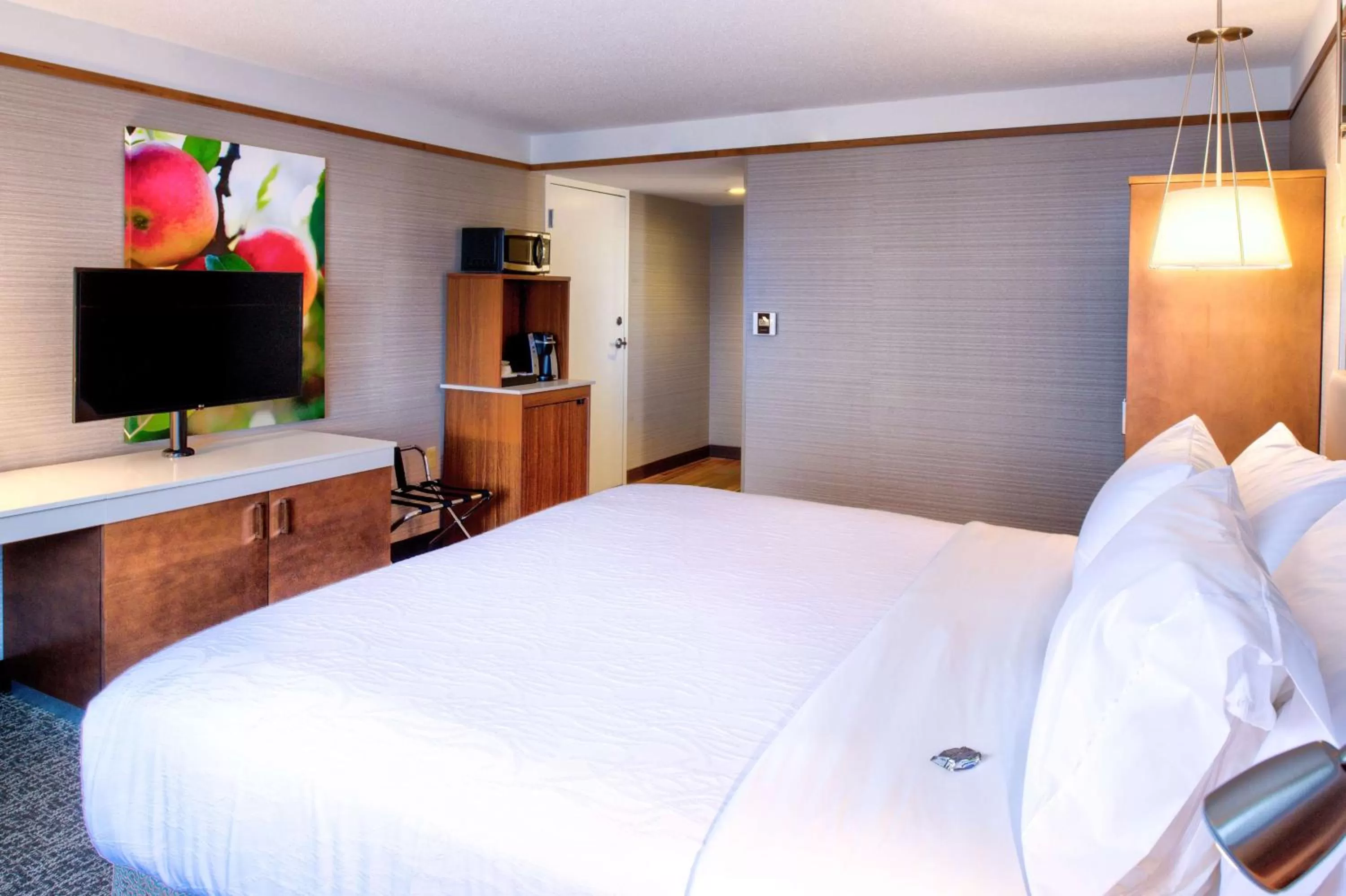 Photo of the whole room, Bed in Hilton Garden Inn Detroit Southfield