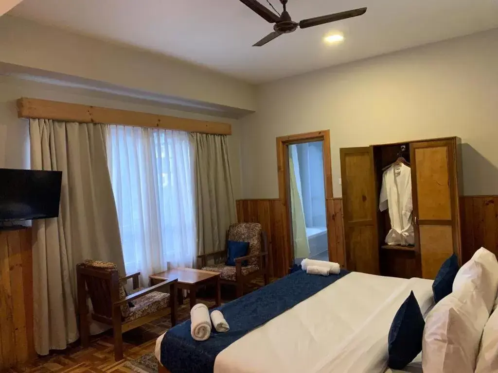 Deluxe Twin Room in Khamsum Inn Deluxe Twin Room in Khamsum Inn