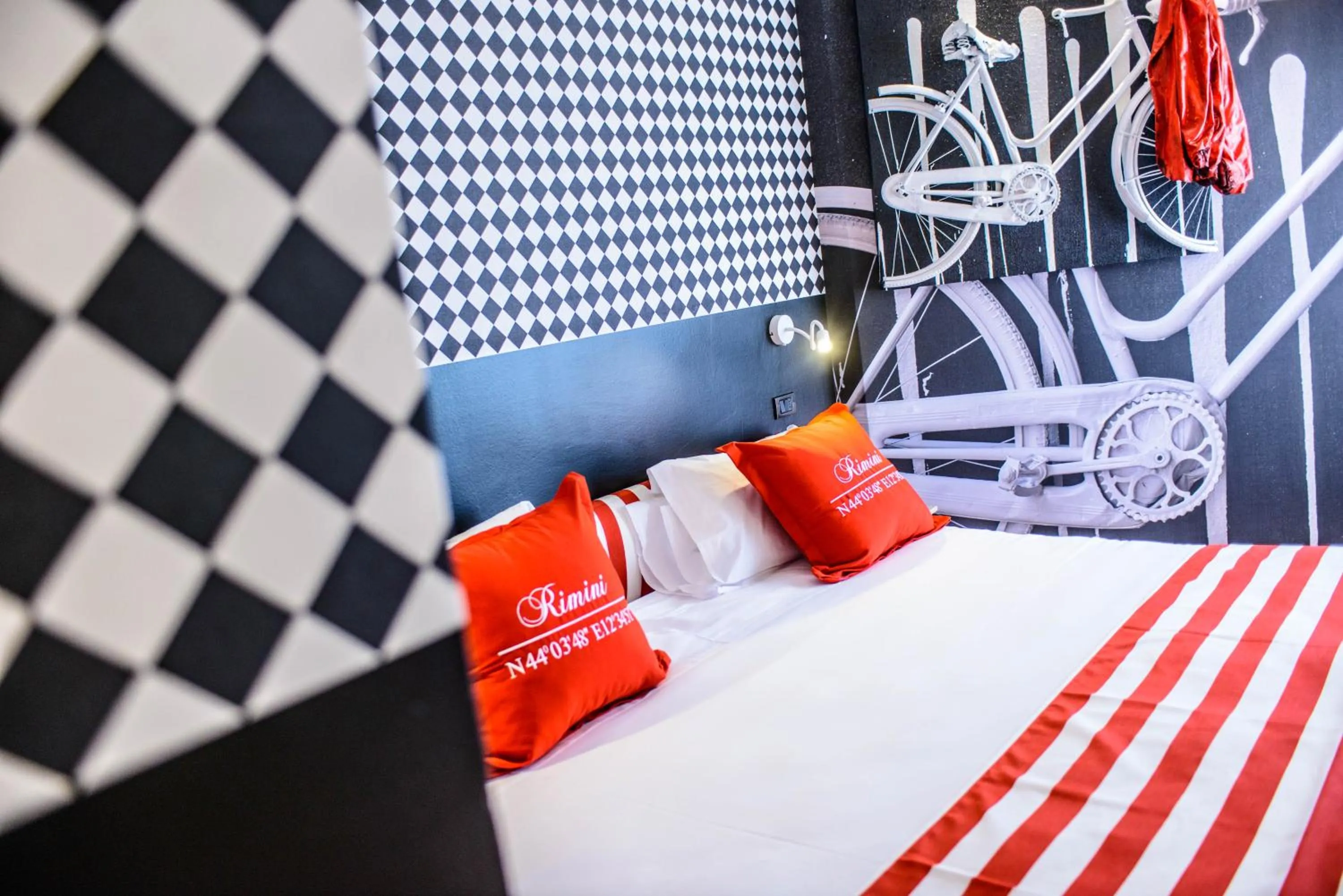 Bed in Admiral Art Hotel