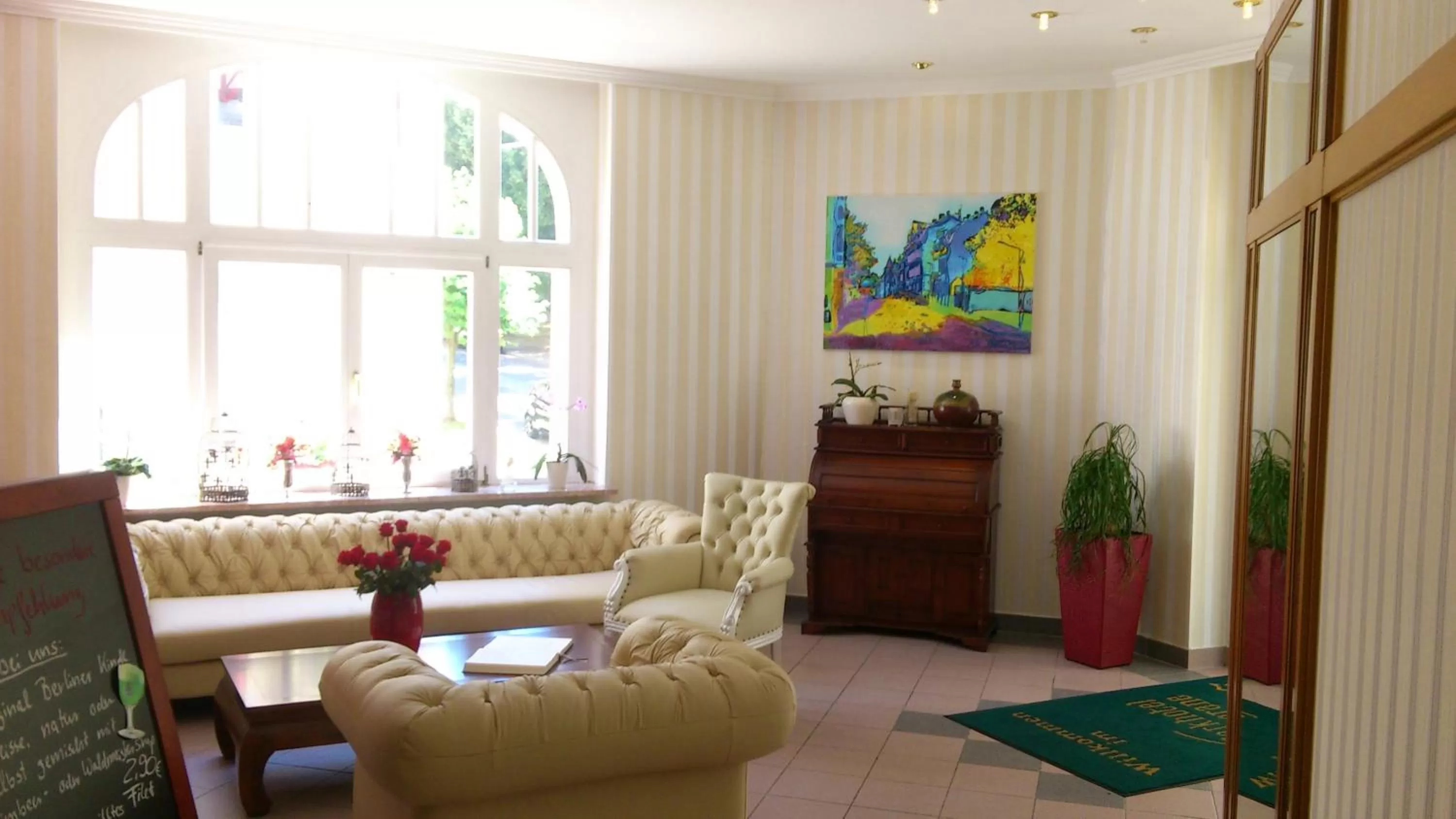 Lobby or reception in Parkhotel Meerane