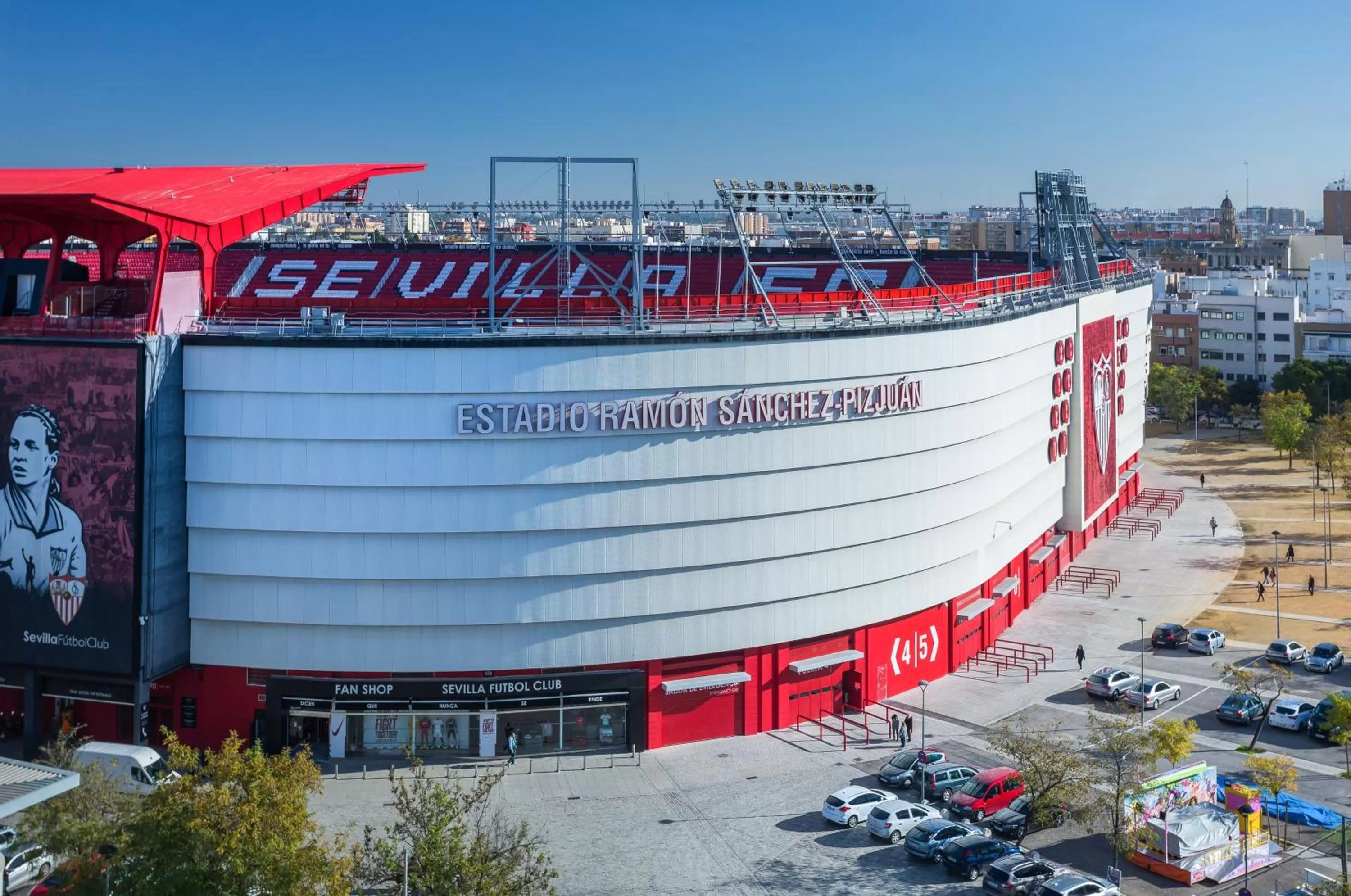 View (from property/room) in Novotel Sevilla