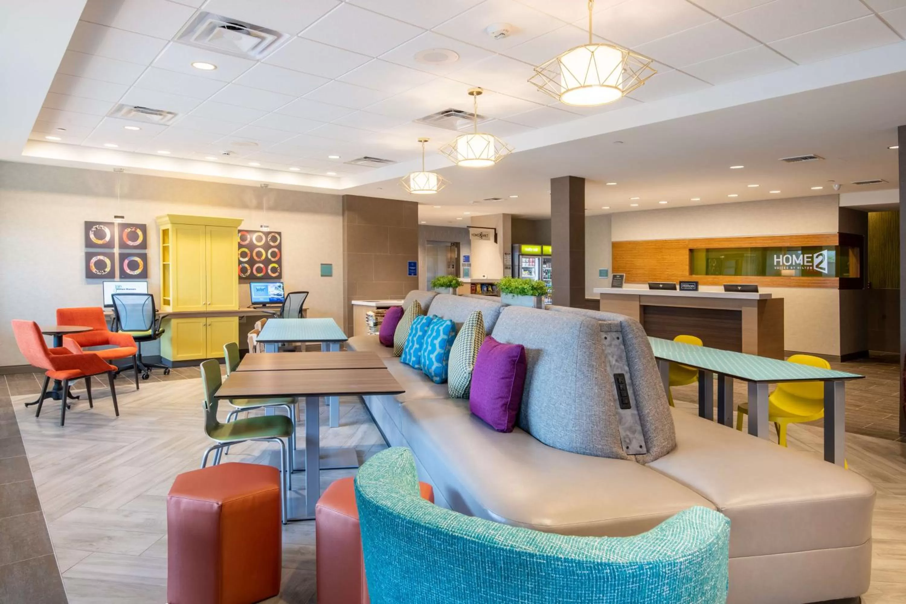 Lobby or reception in Home2 Suites By Hilton Phoenix Airport North, Az
