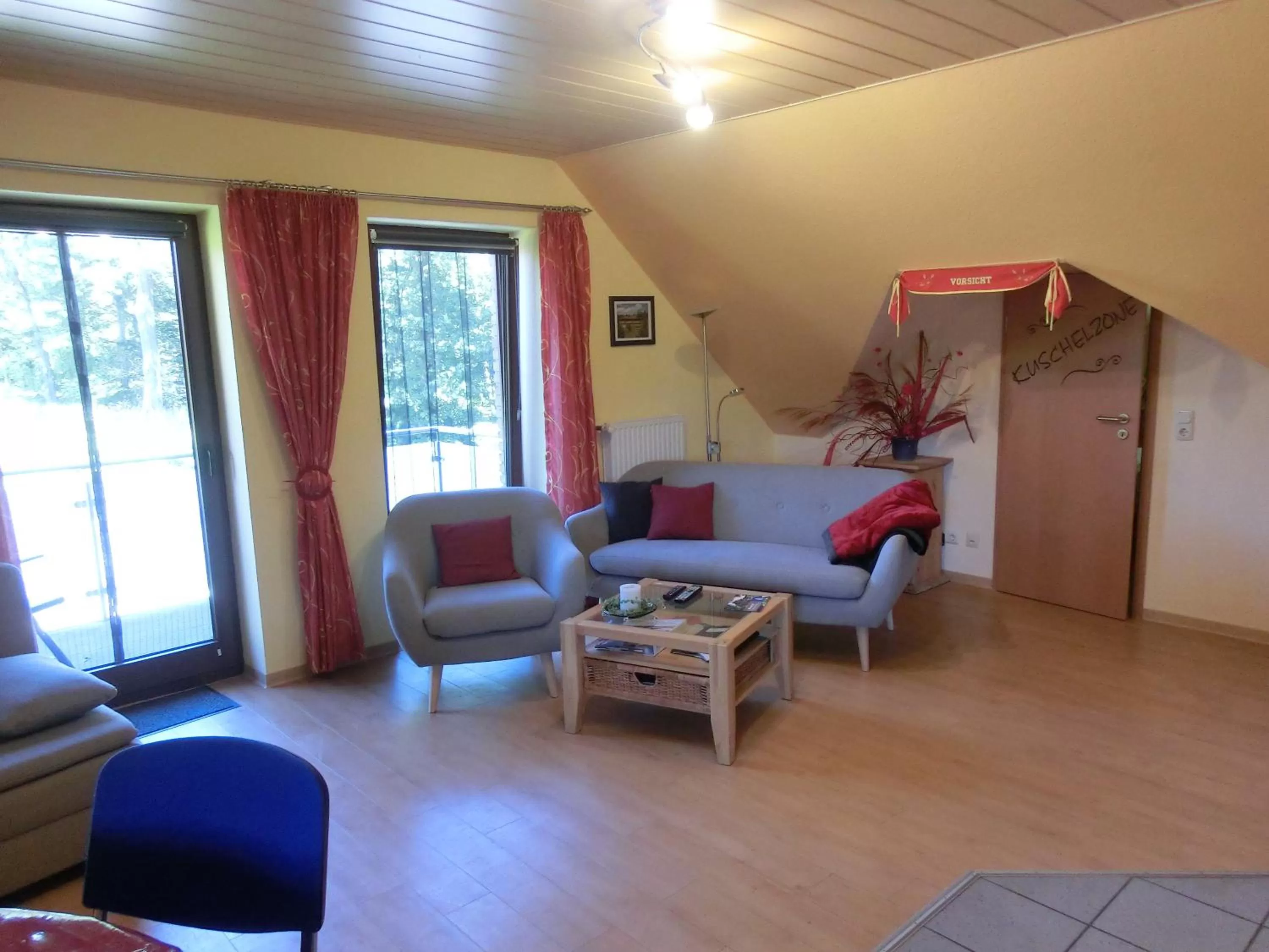 Living room, Seating Area in Ullas Gästehaus