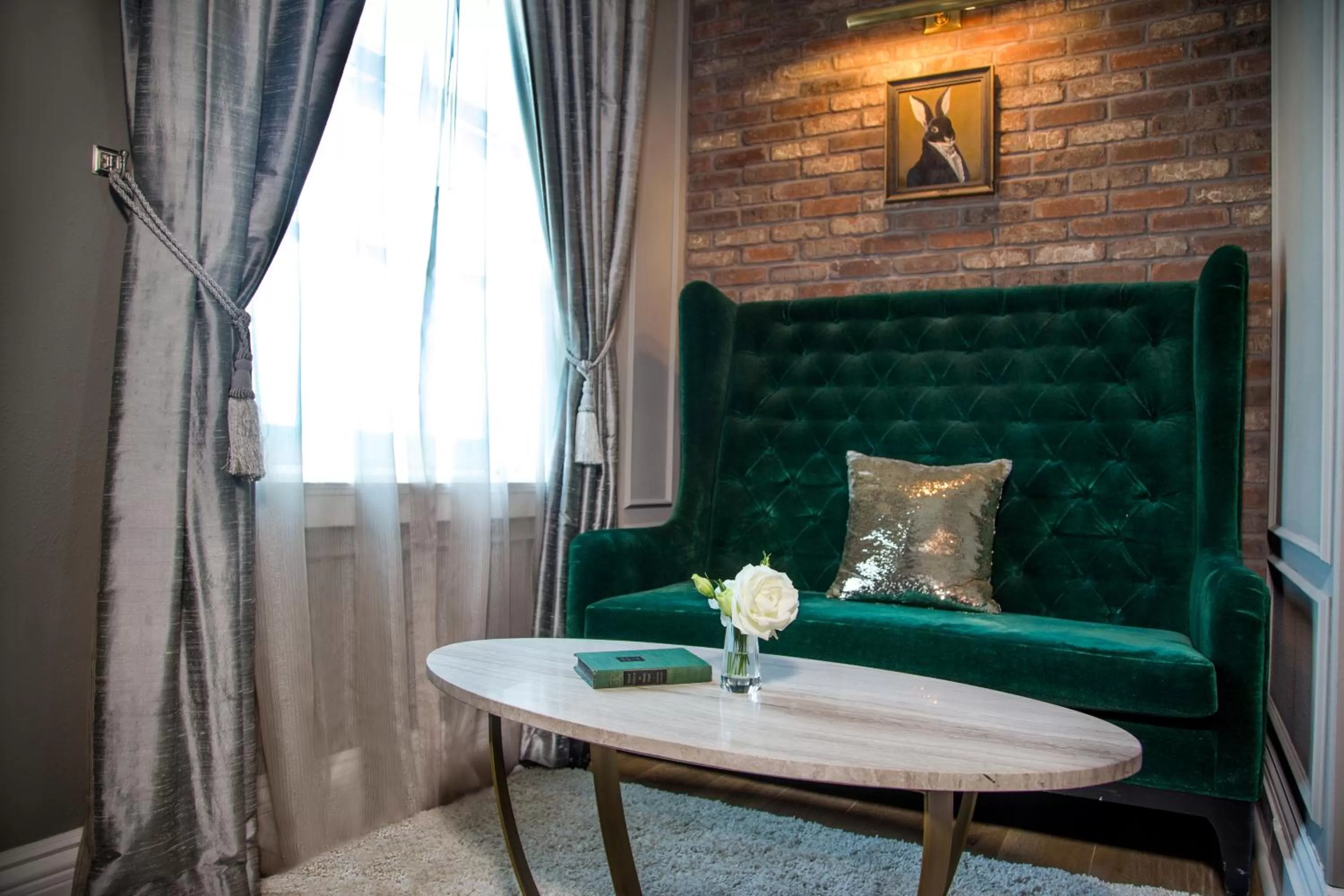 Seating area in The Culver Hotel