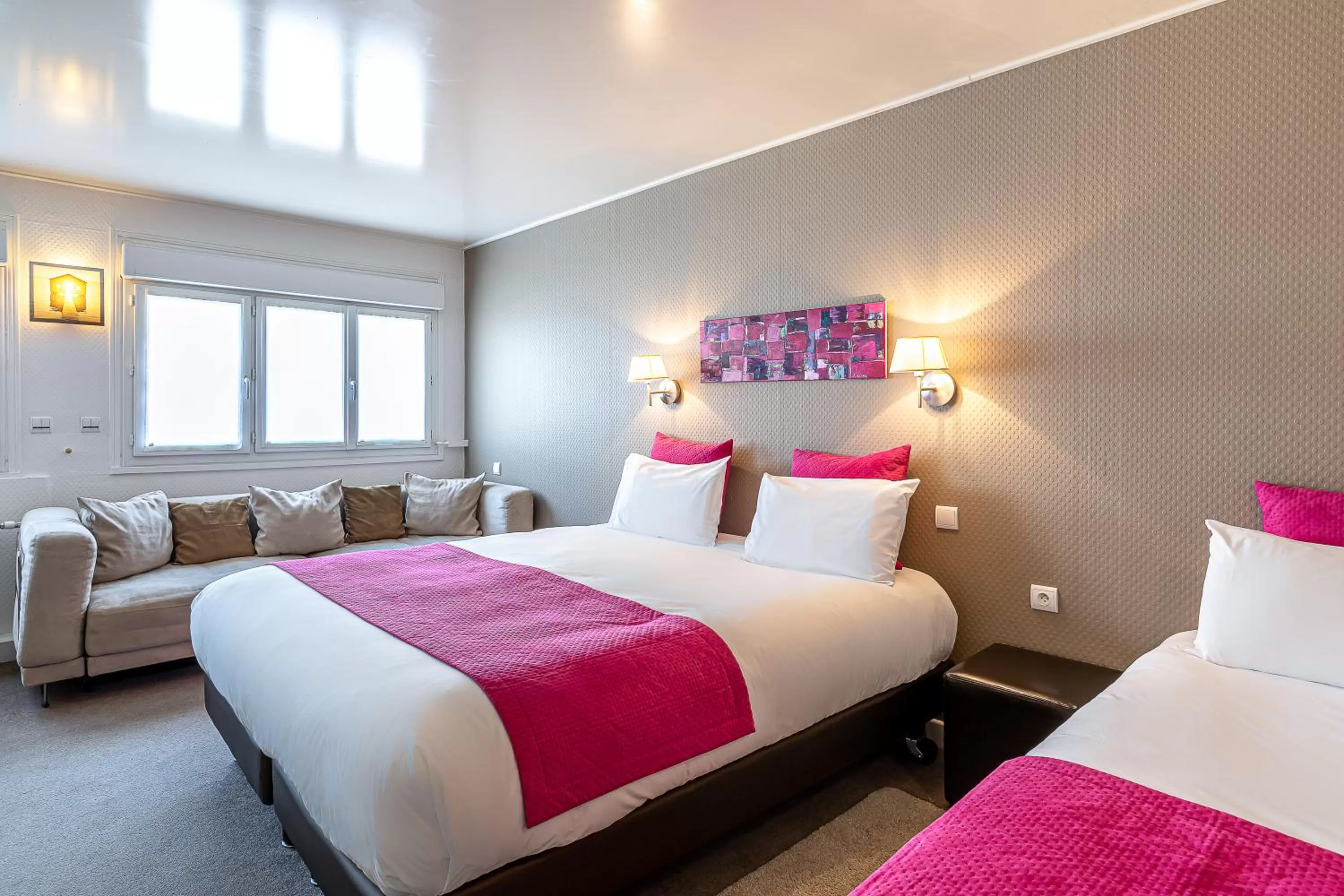 Bedroom, Bed in Hotel Des Dunes