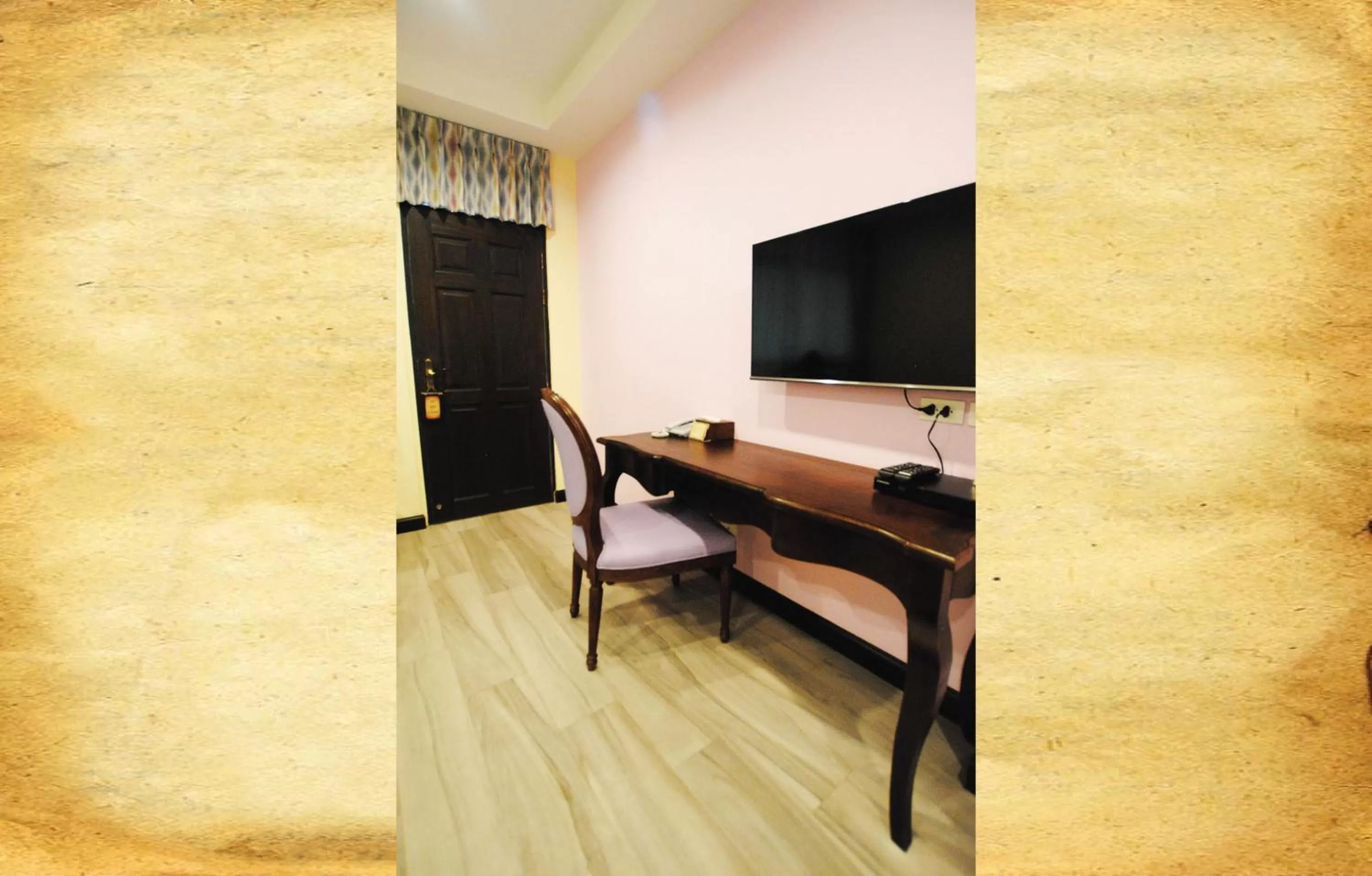 Decorative detail, TV/Entertainment Center in Focal Local Bed & Breakfast