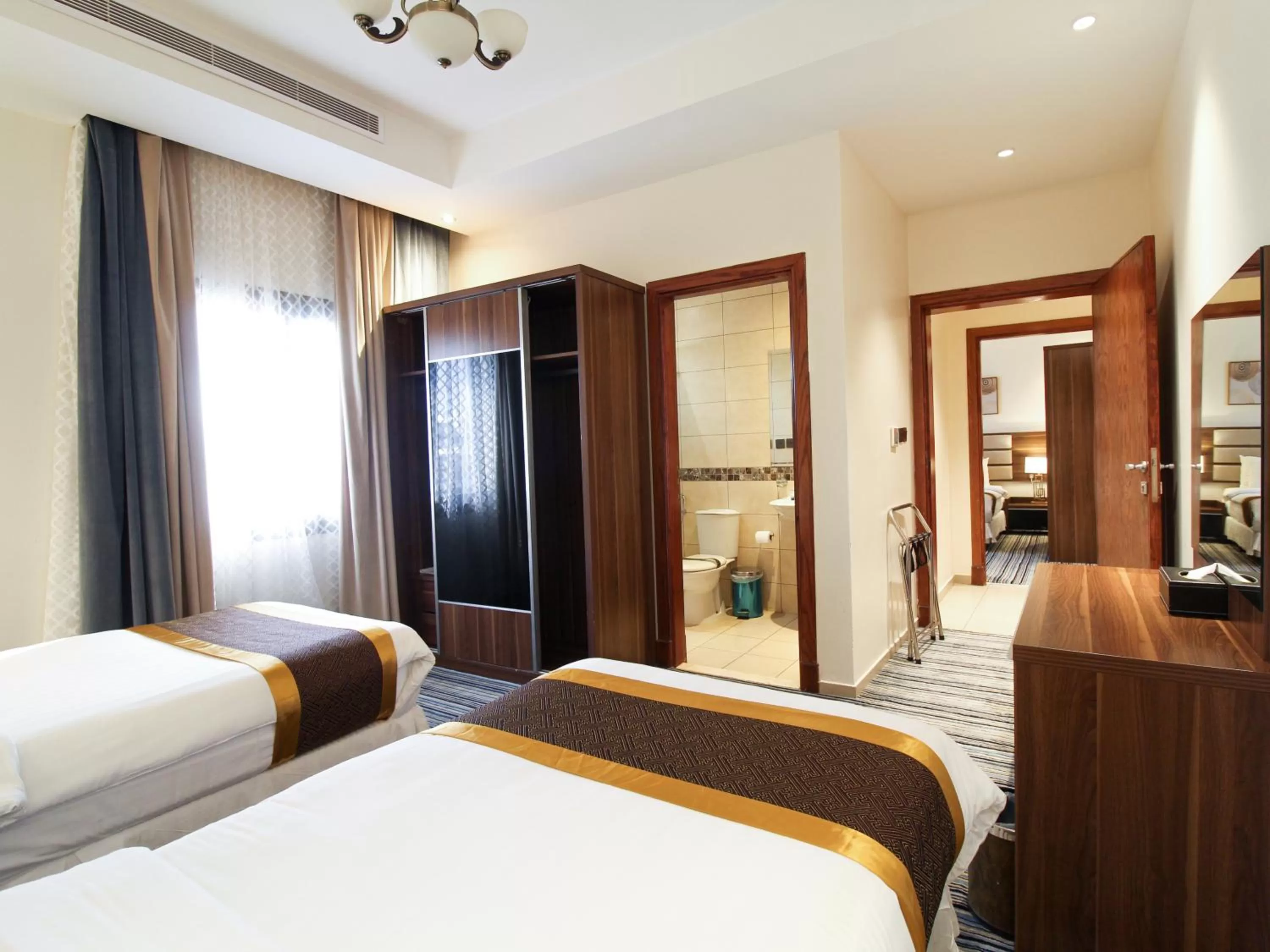 Bed in Friesian Hotel Suites