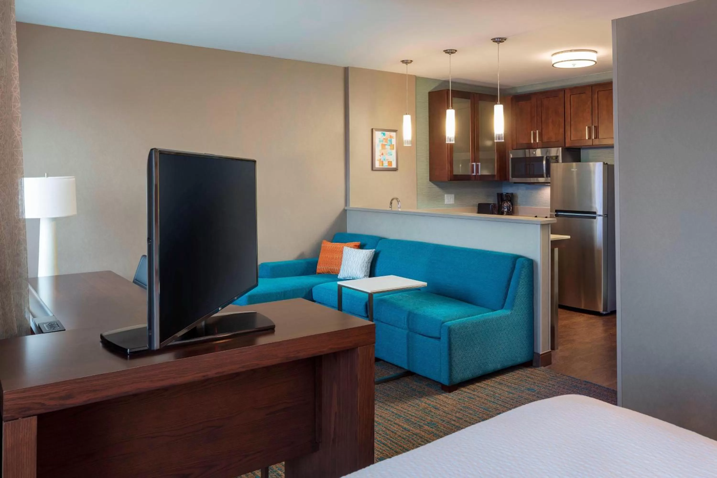 King Studio with Sofa Bed - Hearing Accessible in Residence Inn by Marriott Boston Burlington