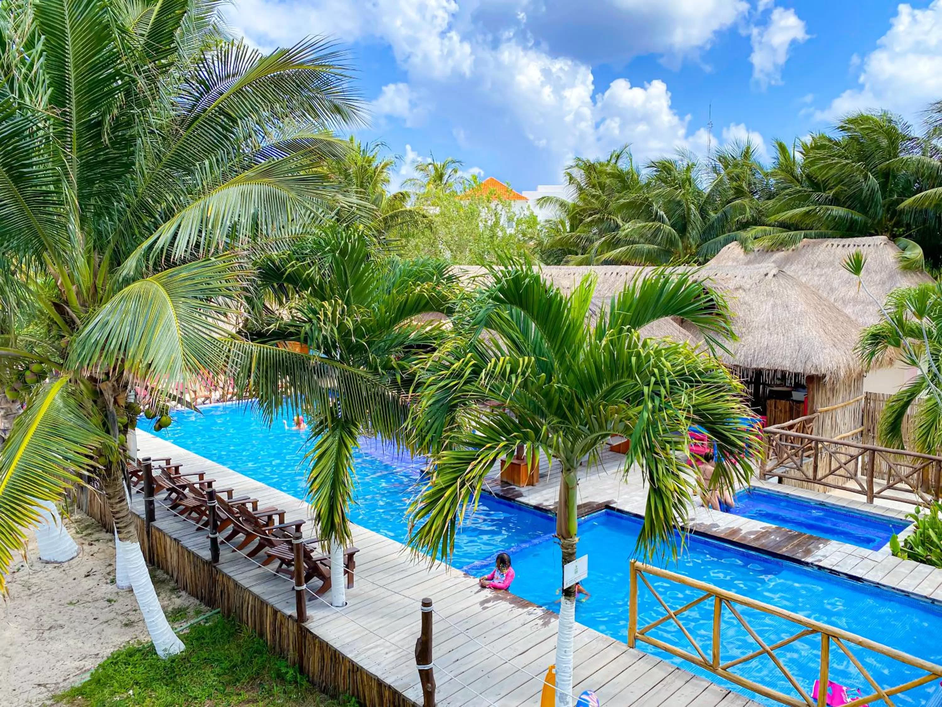Swimming pool, Pool View in Maia Suites Cozumel