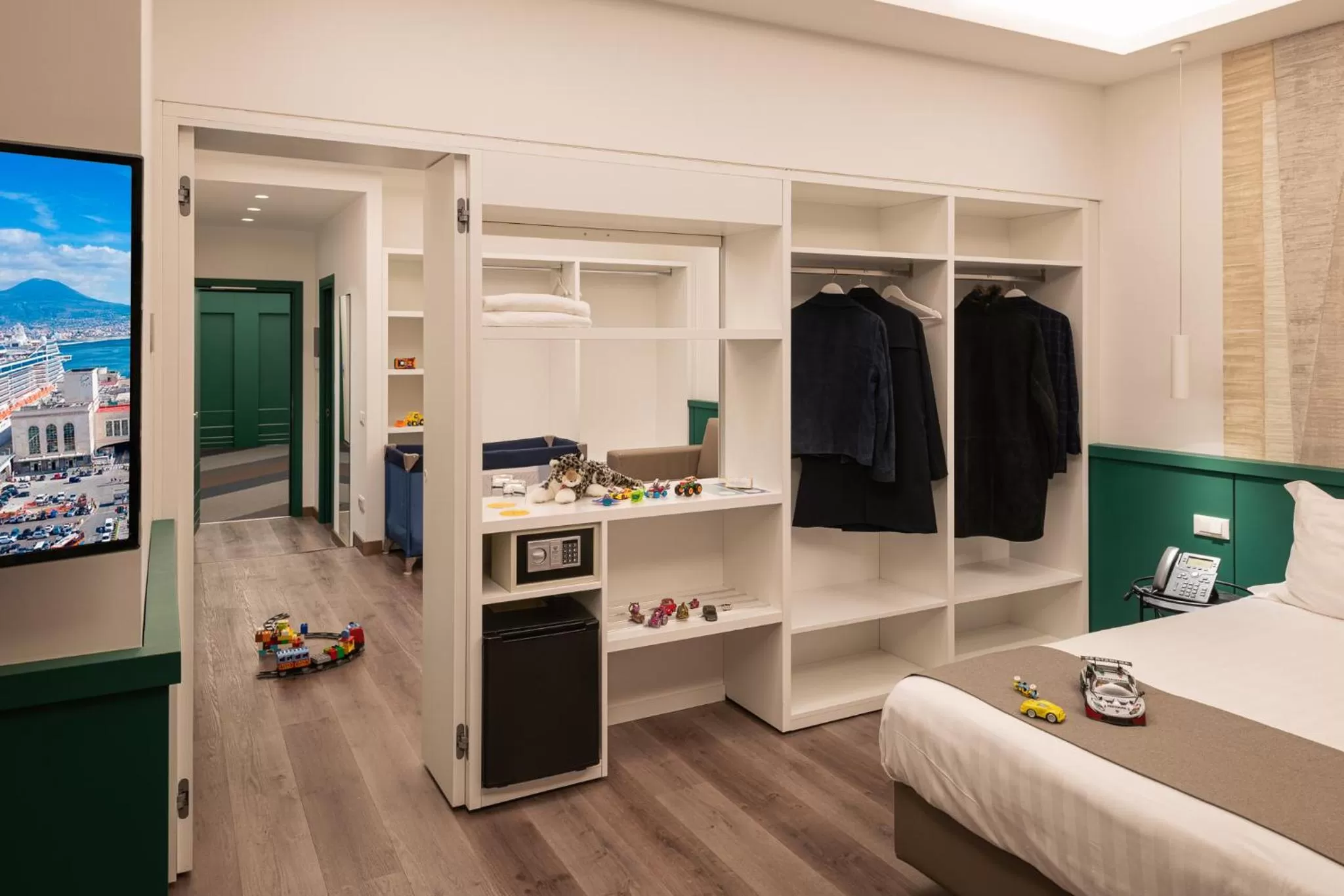 Bed in Smart Hotel Napoli